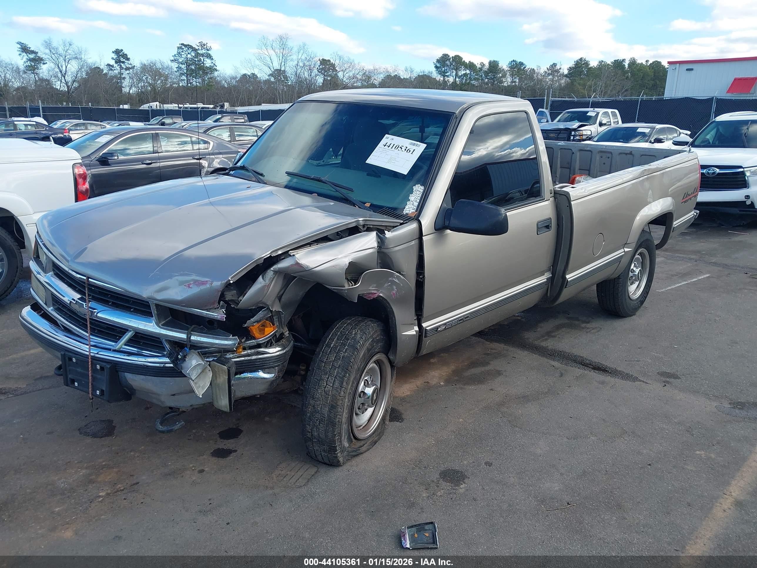 1999 Chevrolet K2500   Gray vin: 1GCGK24R3XR718645