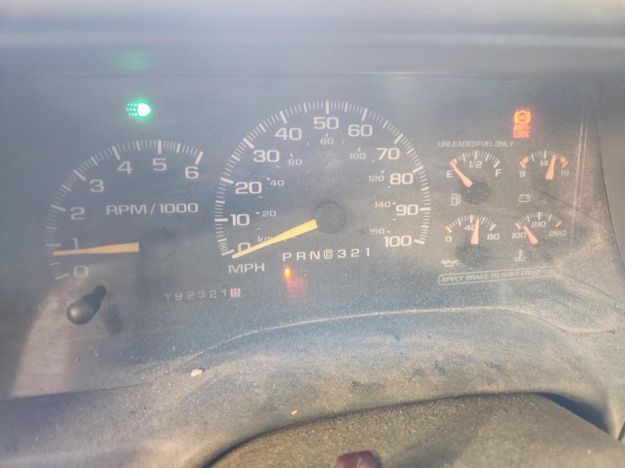 1998 Chevrolet Gmt-400 K2500 Зеленый vin: 1GCGK24R8WZ202540