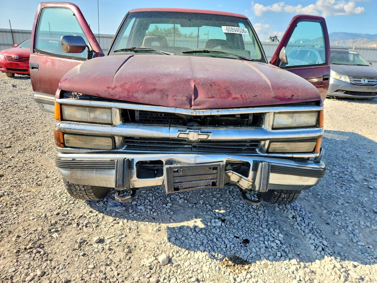 1994 Chevrolet Gmt-400 K2500 Темно-бордовый vin: 1GCGK29F9RE139958