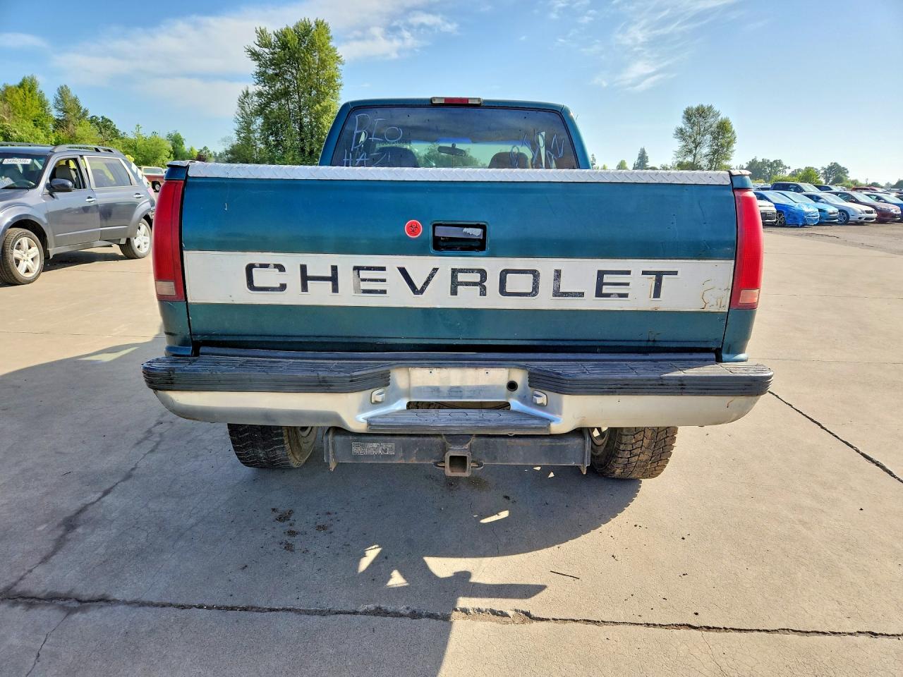 1997 Chevrolet Gmt-400 K2500 Green vin: 1GCGK29J7VE153629