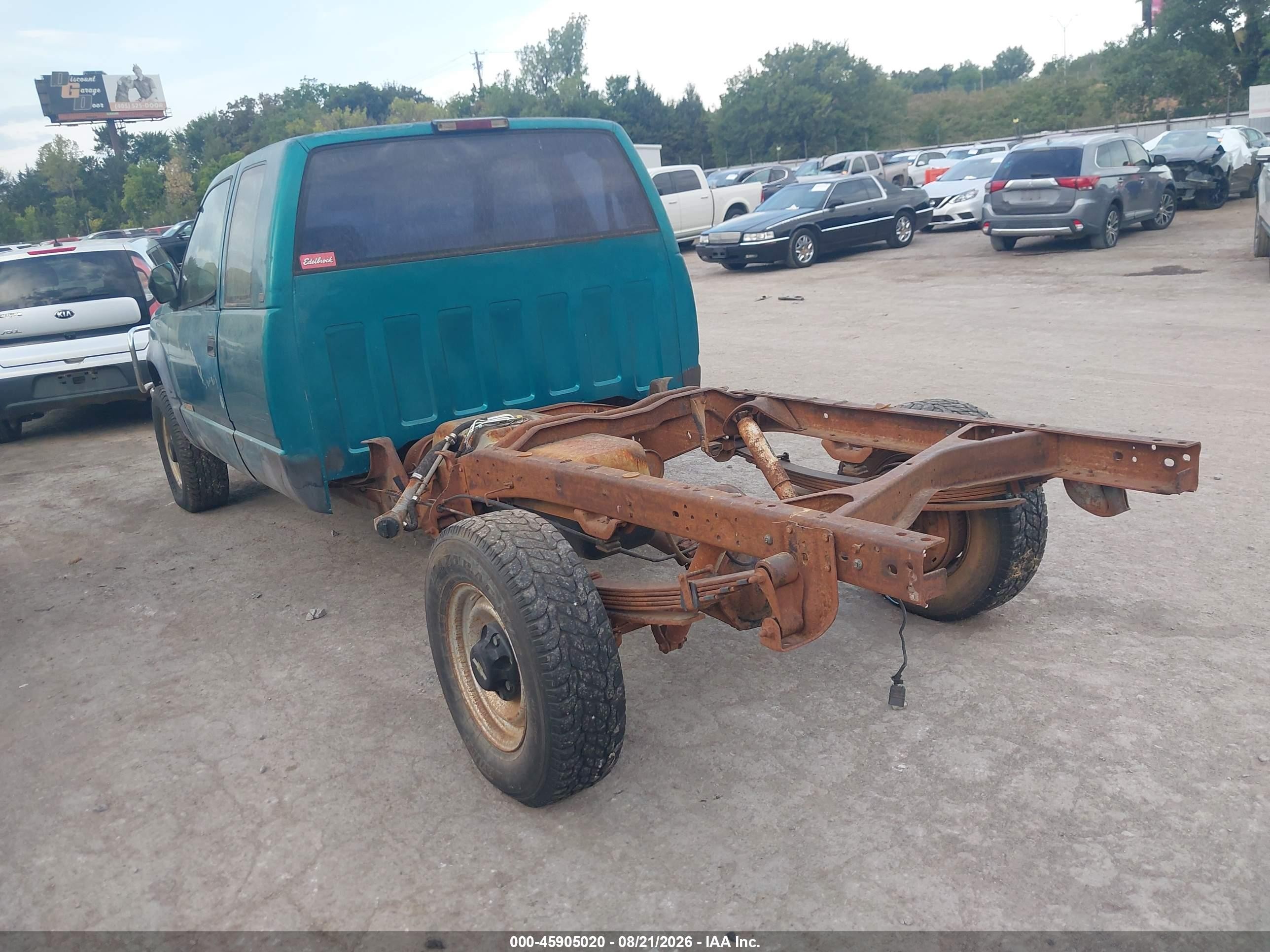 1994 Chevrolet Gmt-400 K2500 Turquoise vin: 1GCGK29K8RE175346