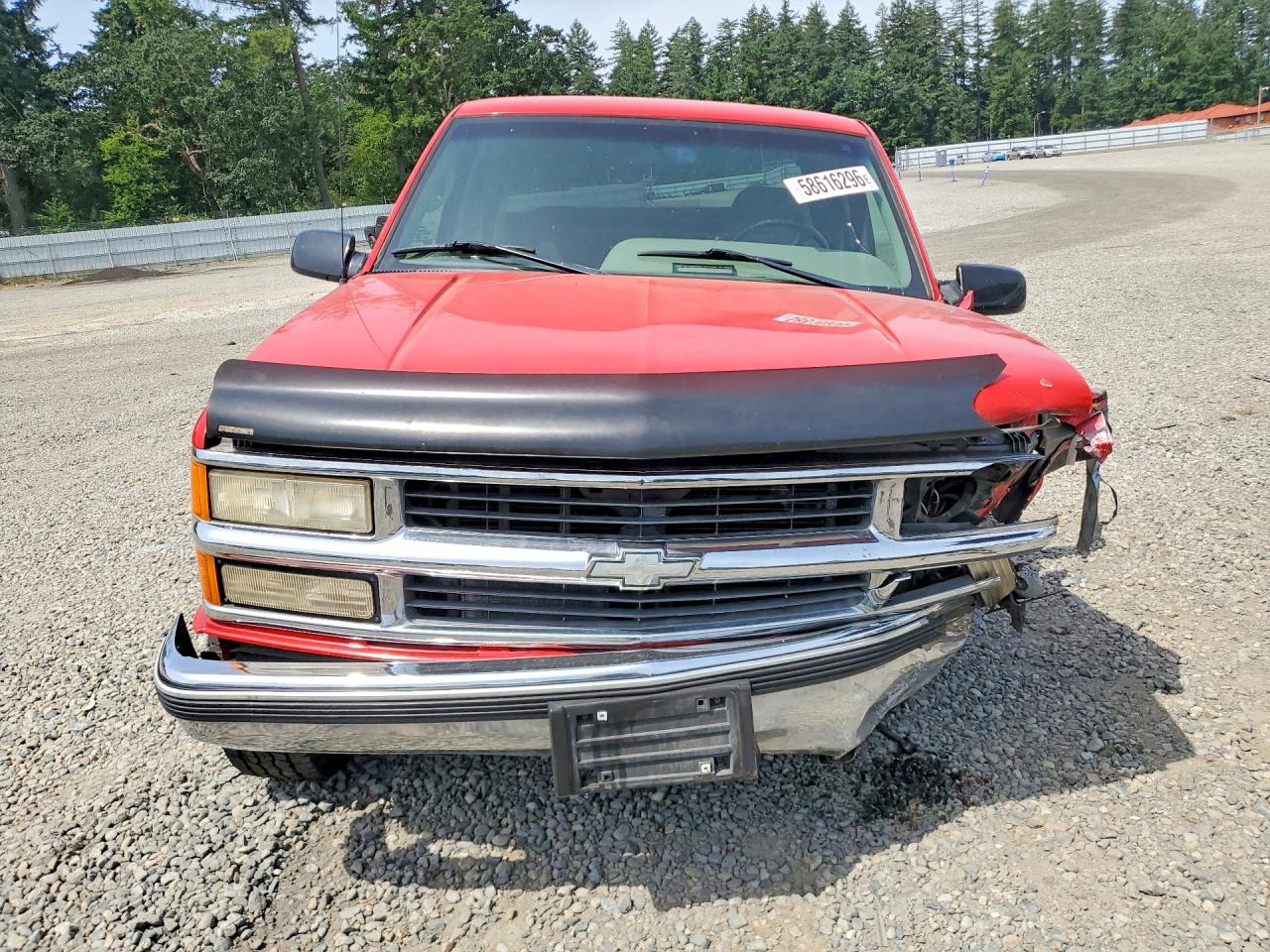 1995 Chevrolet Gmt-400 K2500 Red vin: 1GCGK29K9SE281309
