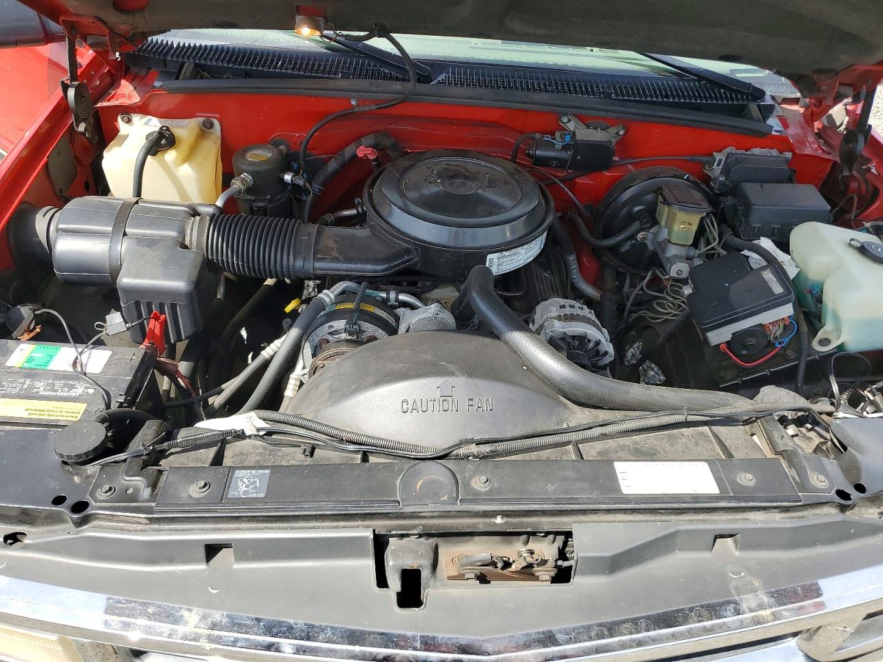 1995 Chevrolet Gmt-400 K2500 Red vin: 1GCGK29K9SE281309