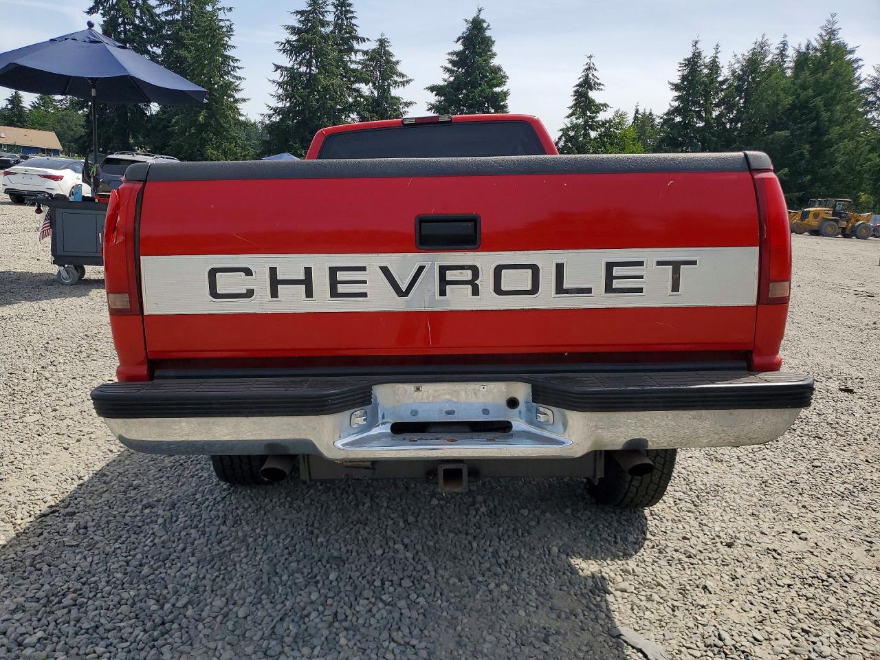 1995 Chevrolet Gmt-400 K2500 Red vin: 1GCGK29K9SE281309