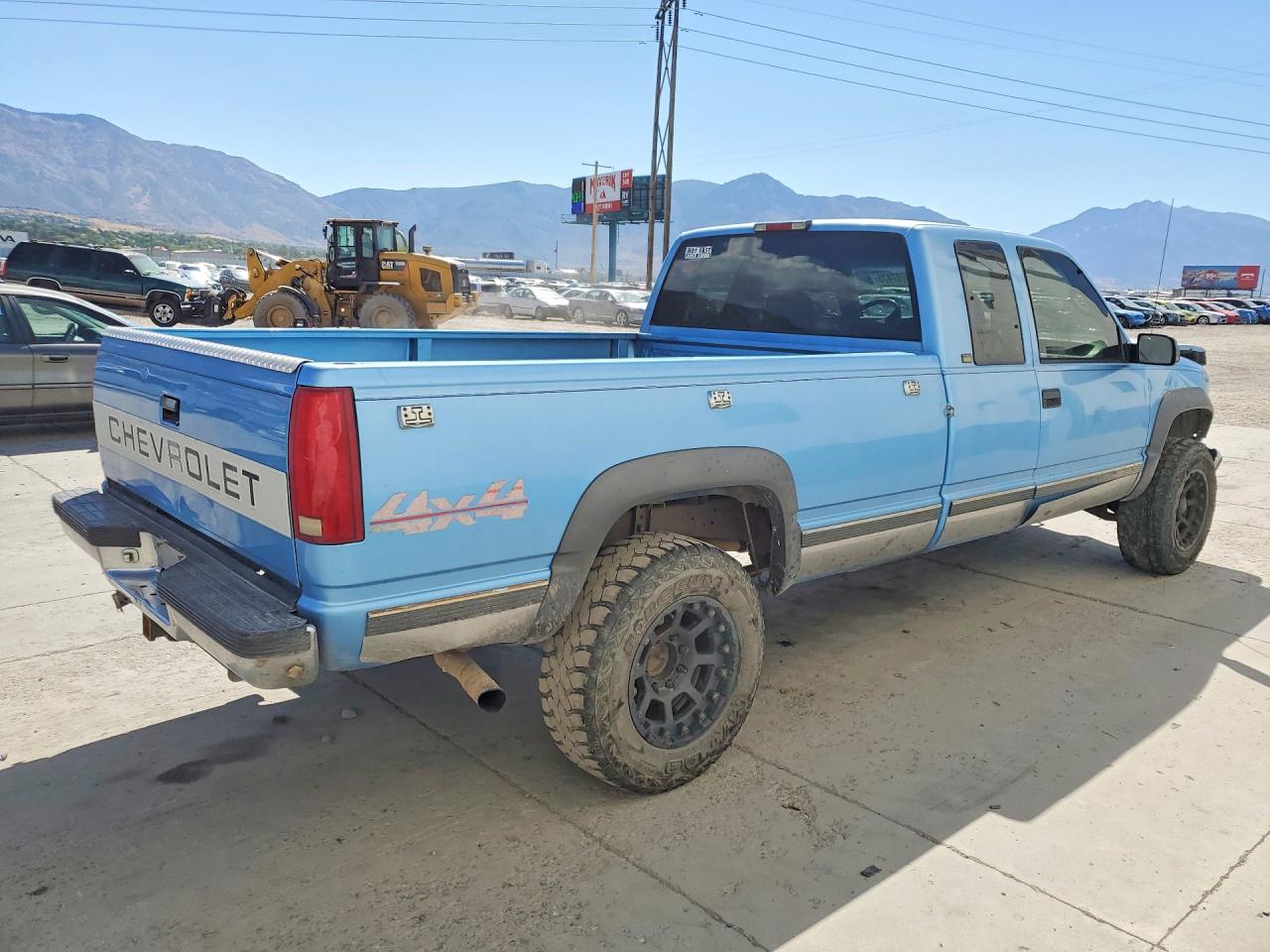 1996 Chevrolet Gmt-400 K2500 Blue vin: 1GCGK29R2TE153783