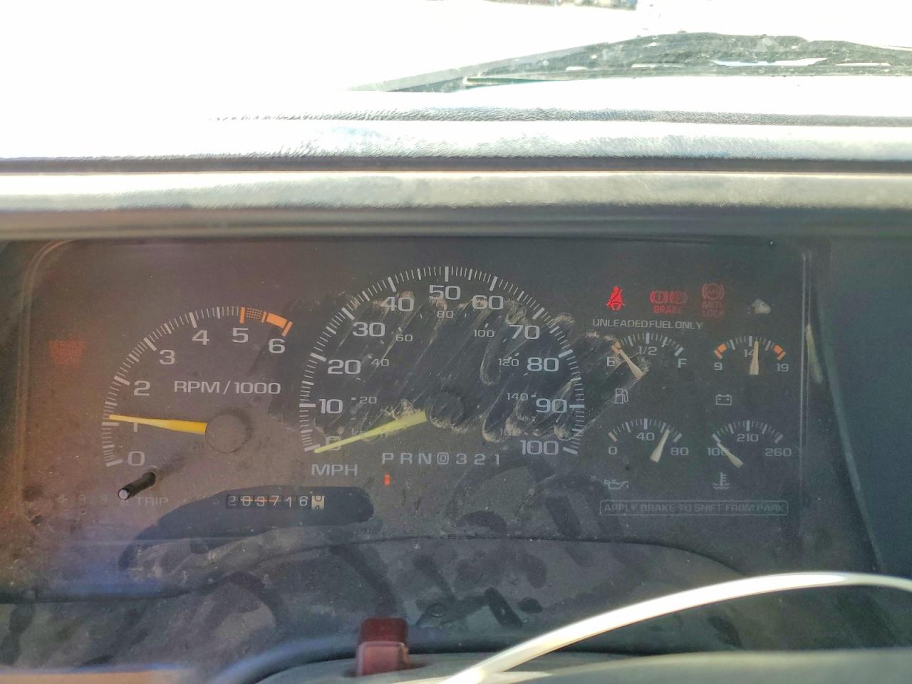 1996 Chevrolet Gmt-400 K2500 Blue vin: 1GCGK29R2TE153783