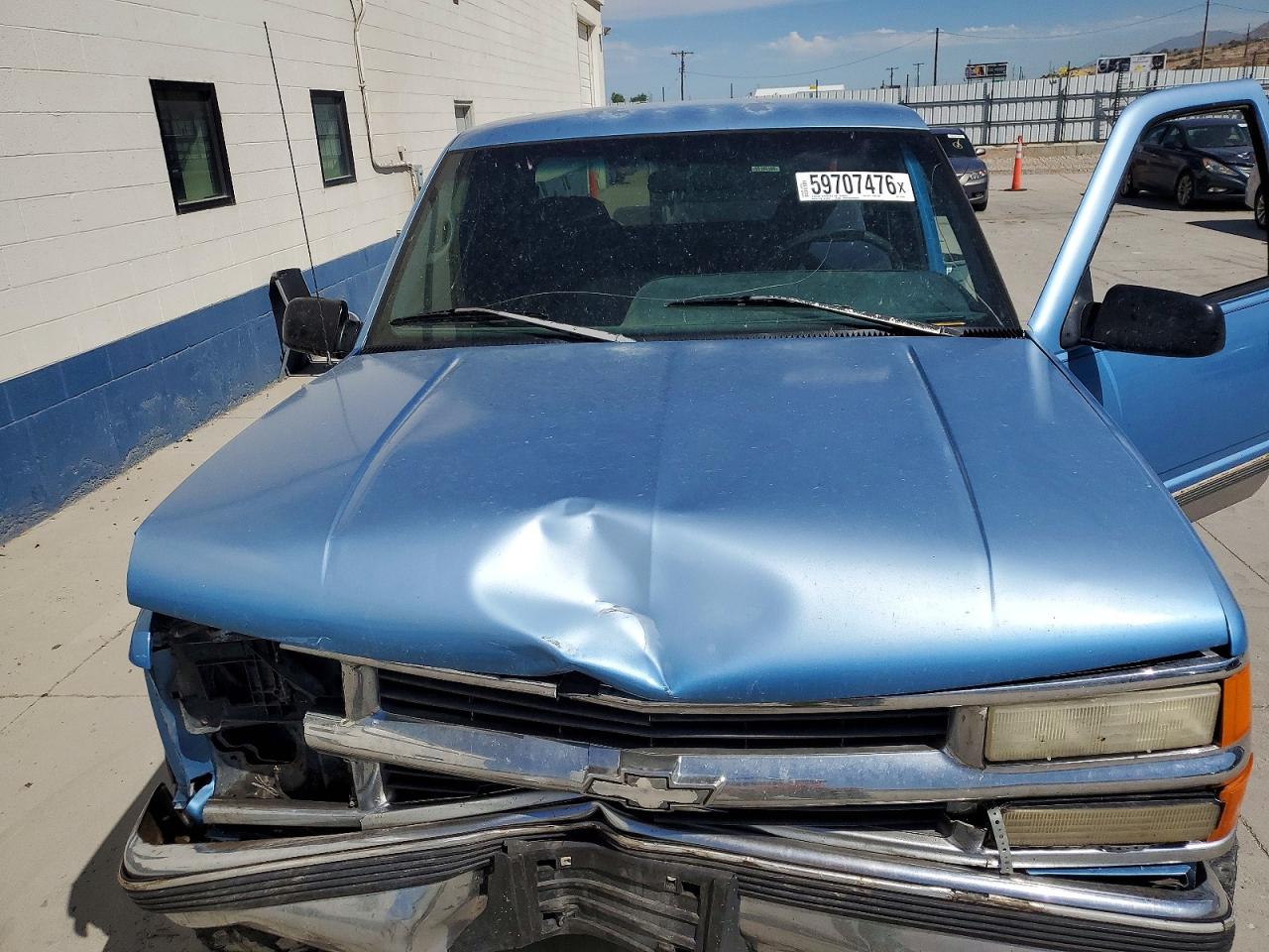 1996 Chevrolet Gmt-400 K2500 Blue vin: 1GCGK29R2TE153783