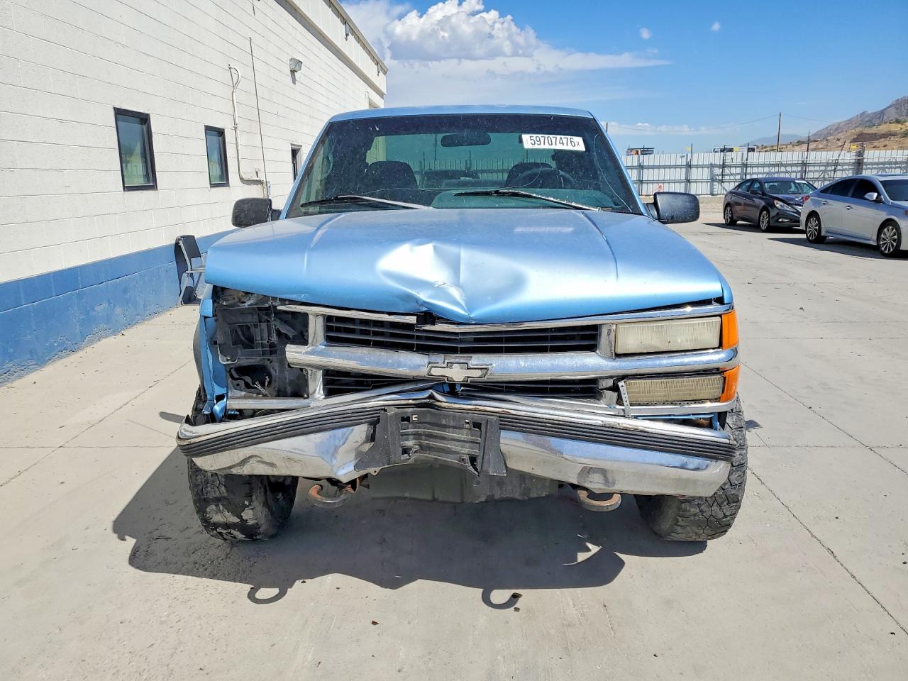 1996 Chevrolet Gmt-400 K2500 Blue vin: 1GCGK29R2TE153783