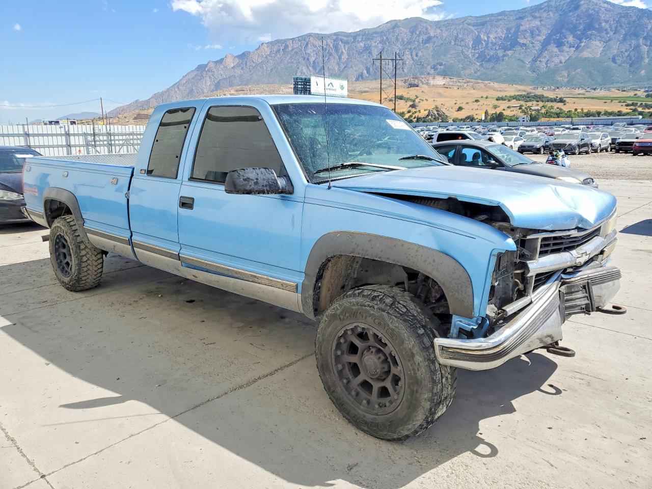 1996 Chevrolet Gmt-400 K2500 Blue vin: 1GCGK29R2TE153783