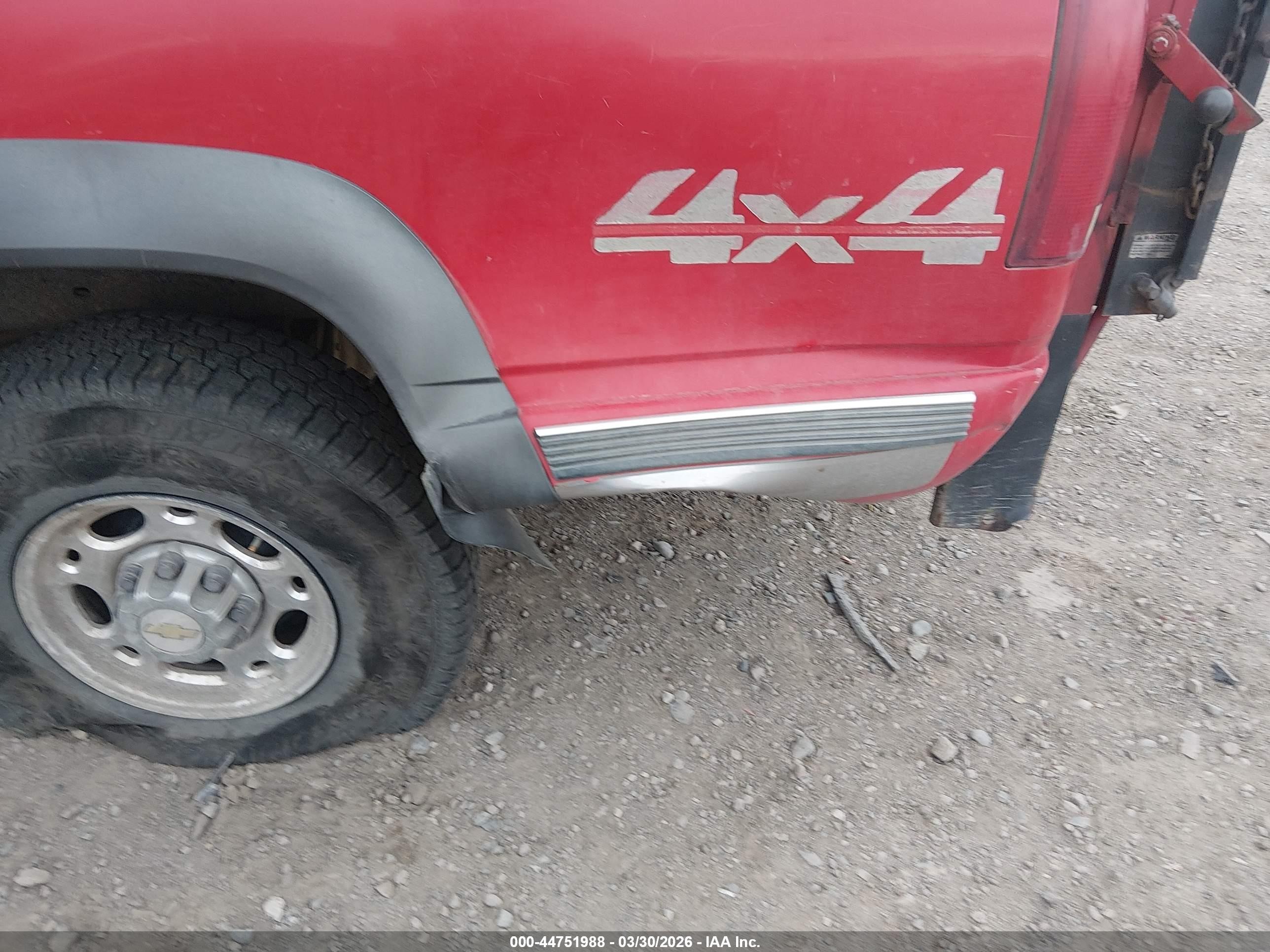 1997 Chevrolet K2500 Hd Fleetside Red vin: 1GCGK29R3VE208213