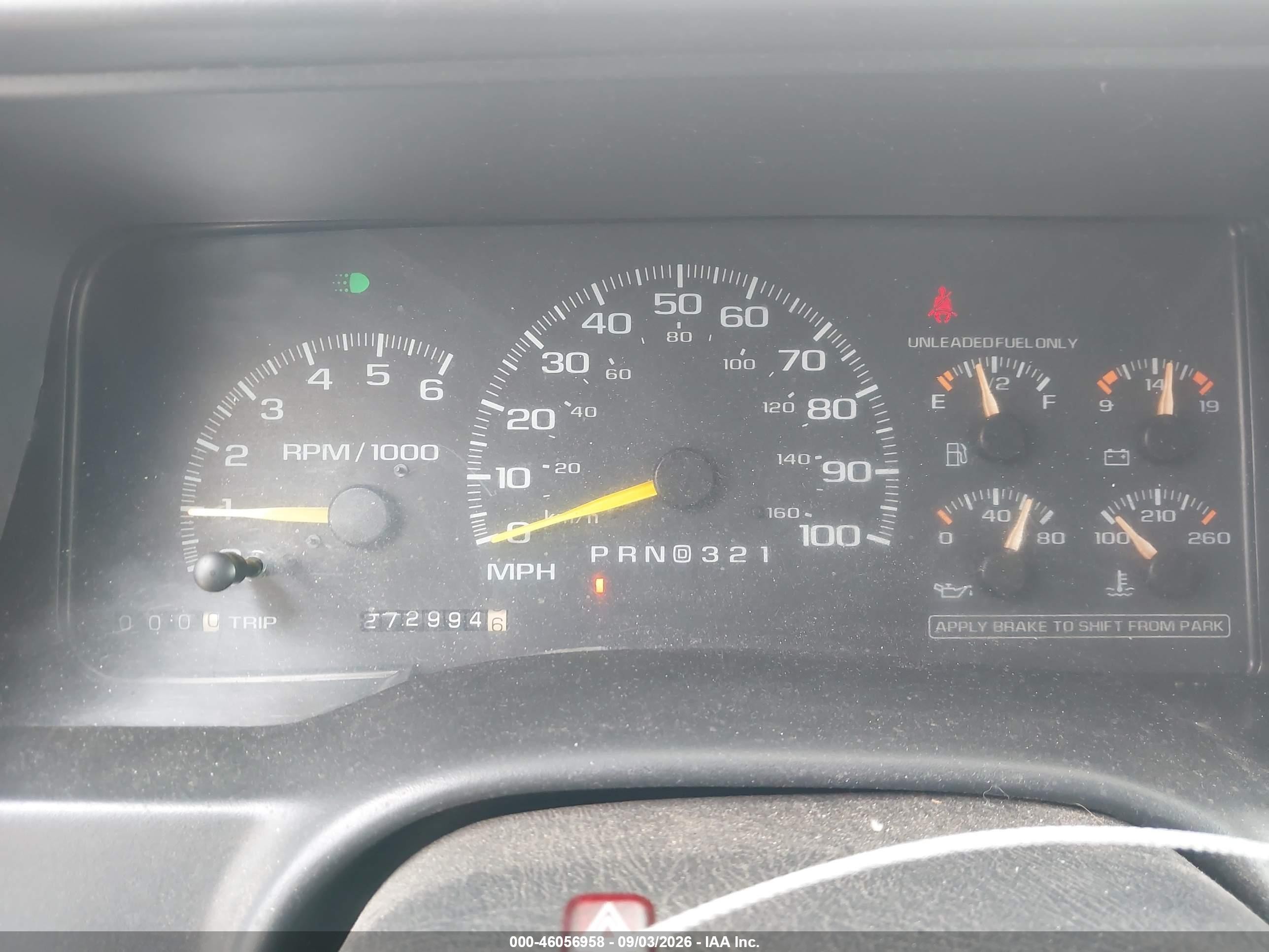 1997 Chevrolet K2500 Hd Fleetside White vin: 1GCGK29R4VE175142
