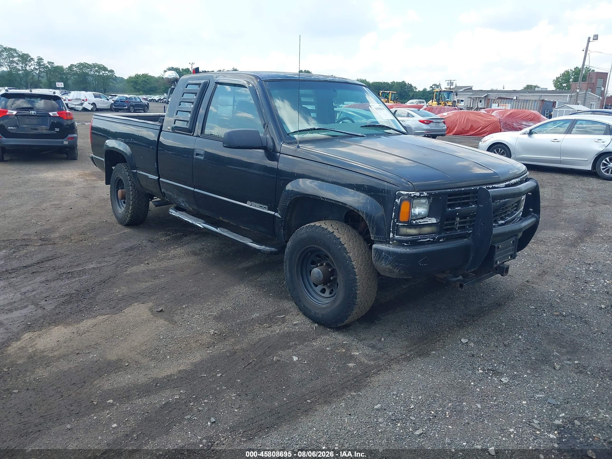 1997 Chevrolet K2500 Hd Fleetside Black vin: 1GCGK29RXVE261491
