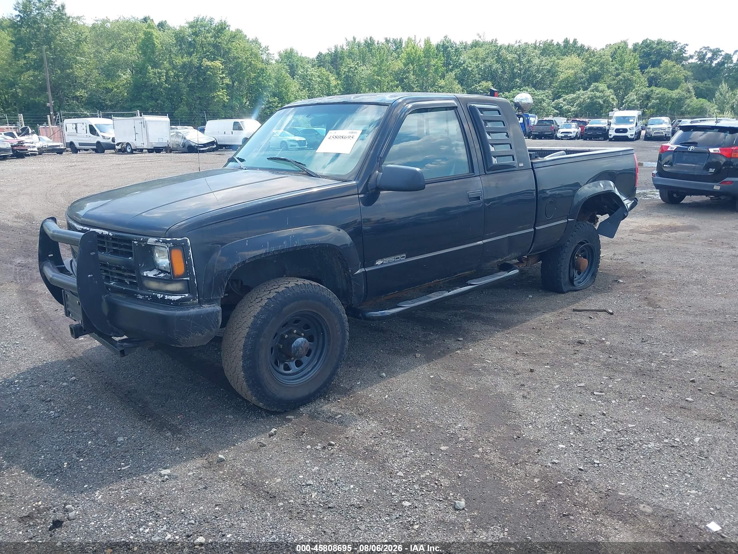 1997 Chevrolet K2500 Hd Fleetside Черный vin: 1GCGK29RXVE261491