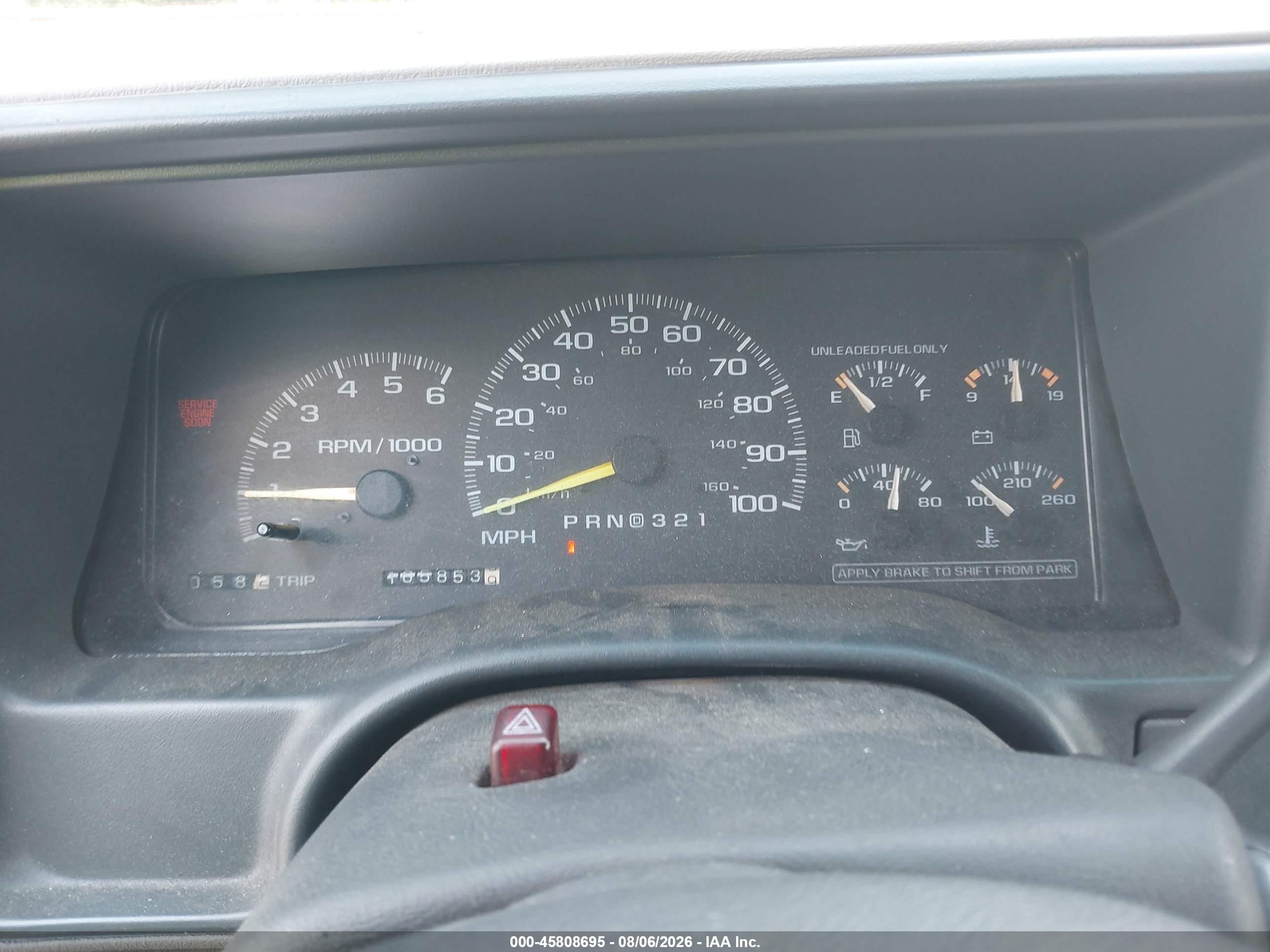 1997 Chevrolet K2500 Hd Fleetside Черный vin: 1GCGK29RXVE261491