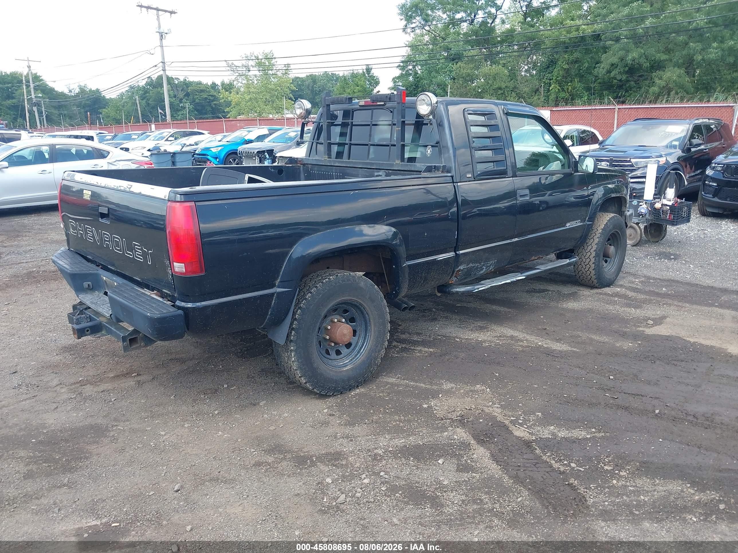 1997 Chevrolet K2500 Hd Fleetside Черный vin: 1GCGK29RXVE261491