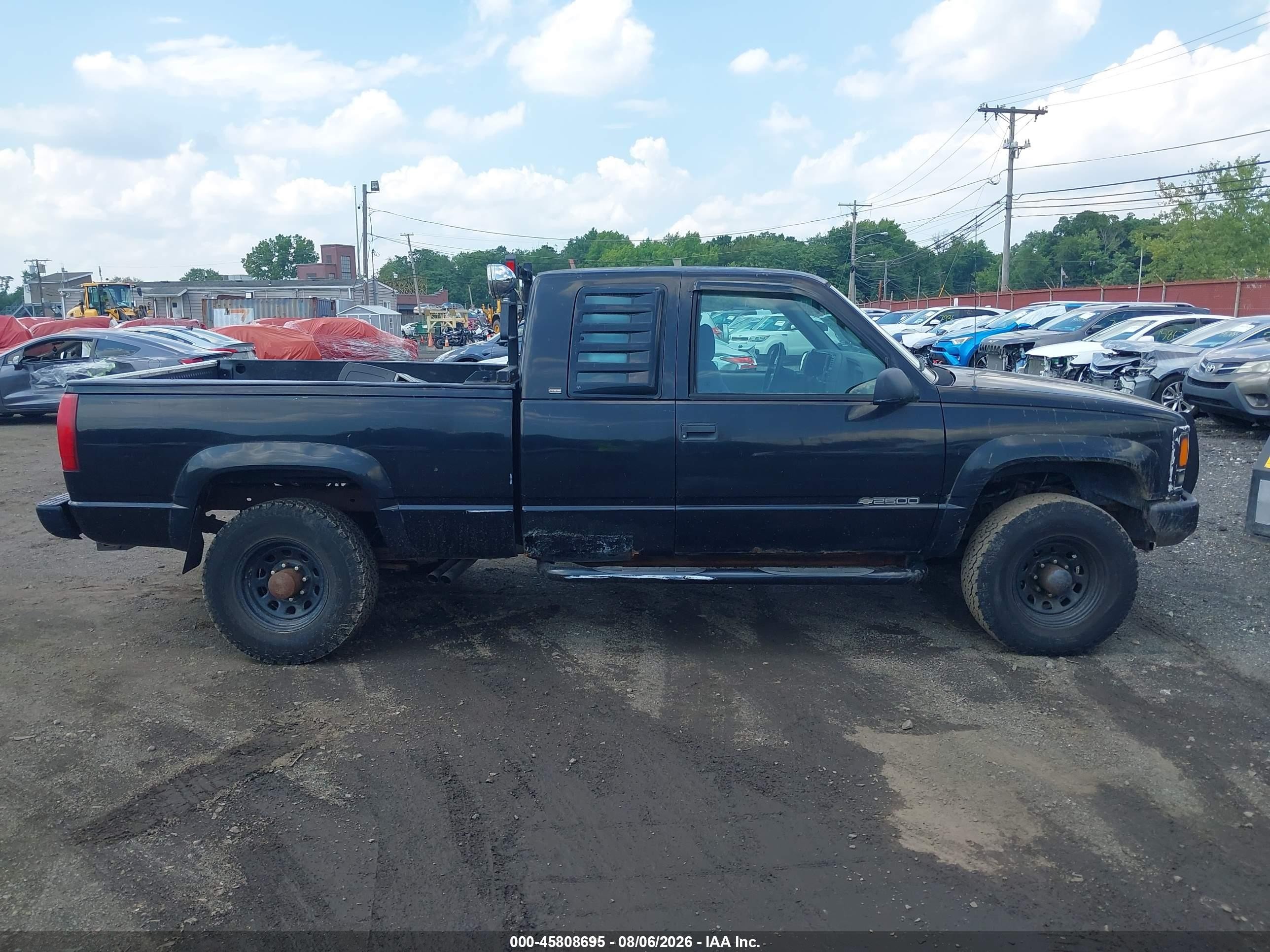 1997 Chevrolet K2500 Hd Fleetside Черный vin: 1GCGK29RXVE261491