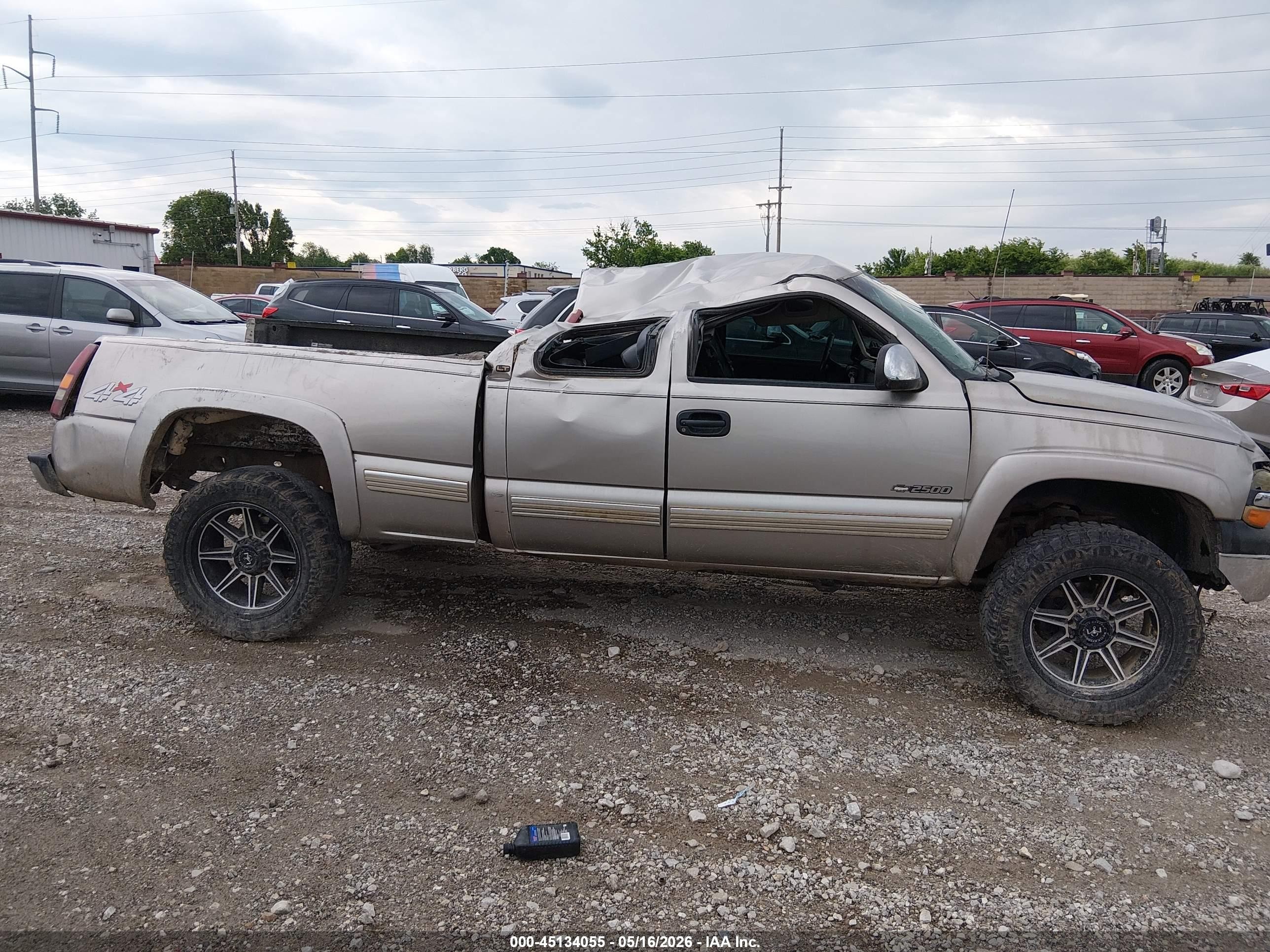 2000 Chevrolet Silverado 2500 Lt Коричневый vin: 1GCGK29U1YZ210897