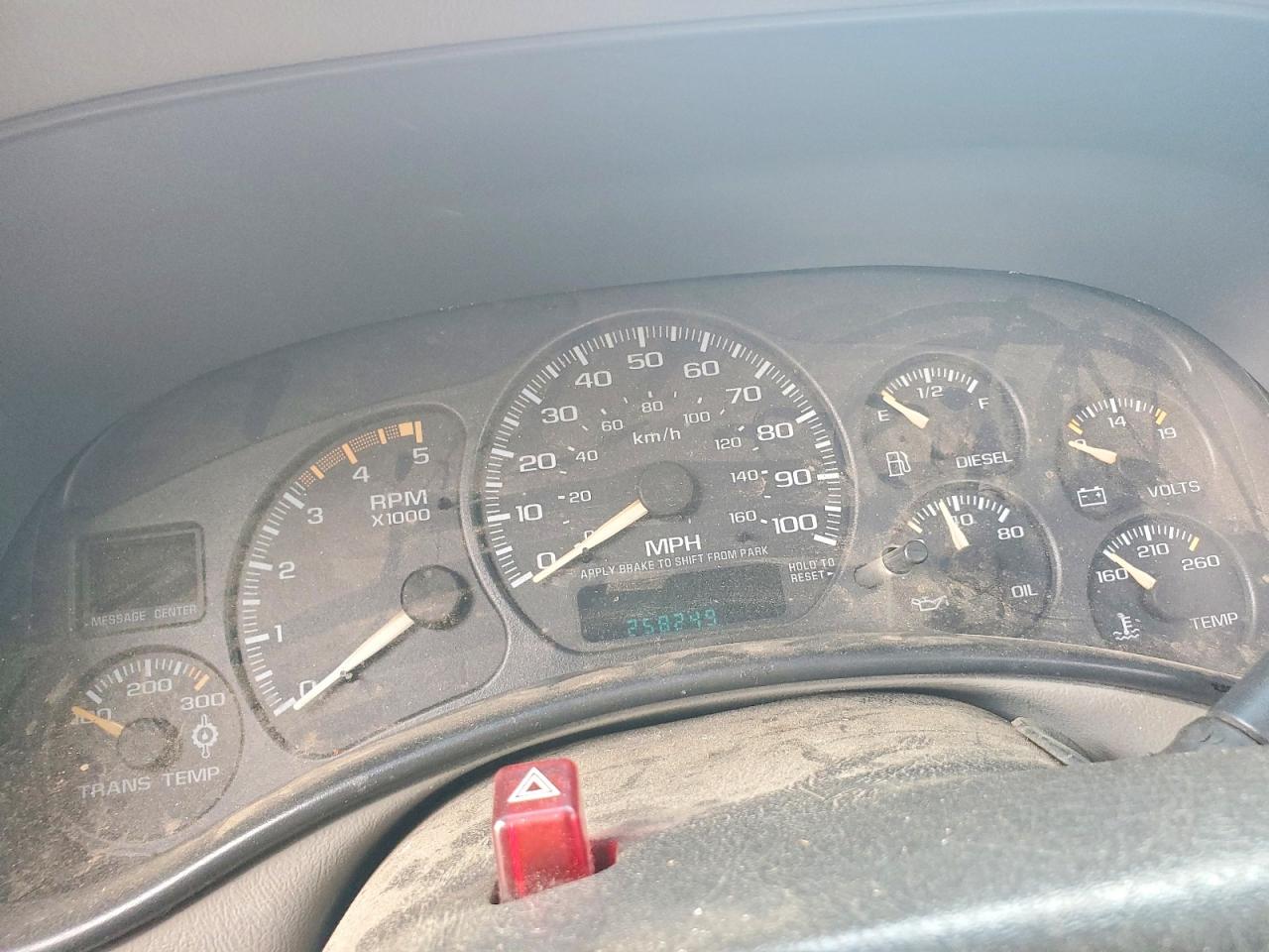 1999 Chevrolet Silverado K2500 Gray vin: 1GCGK29U4XE227652