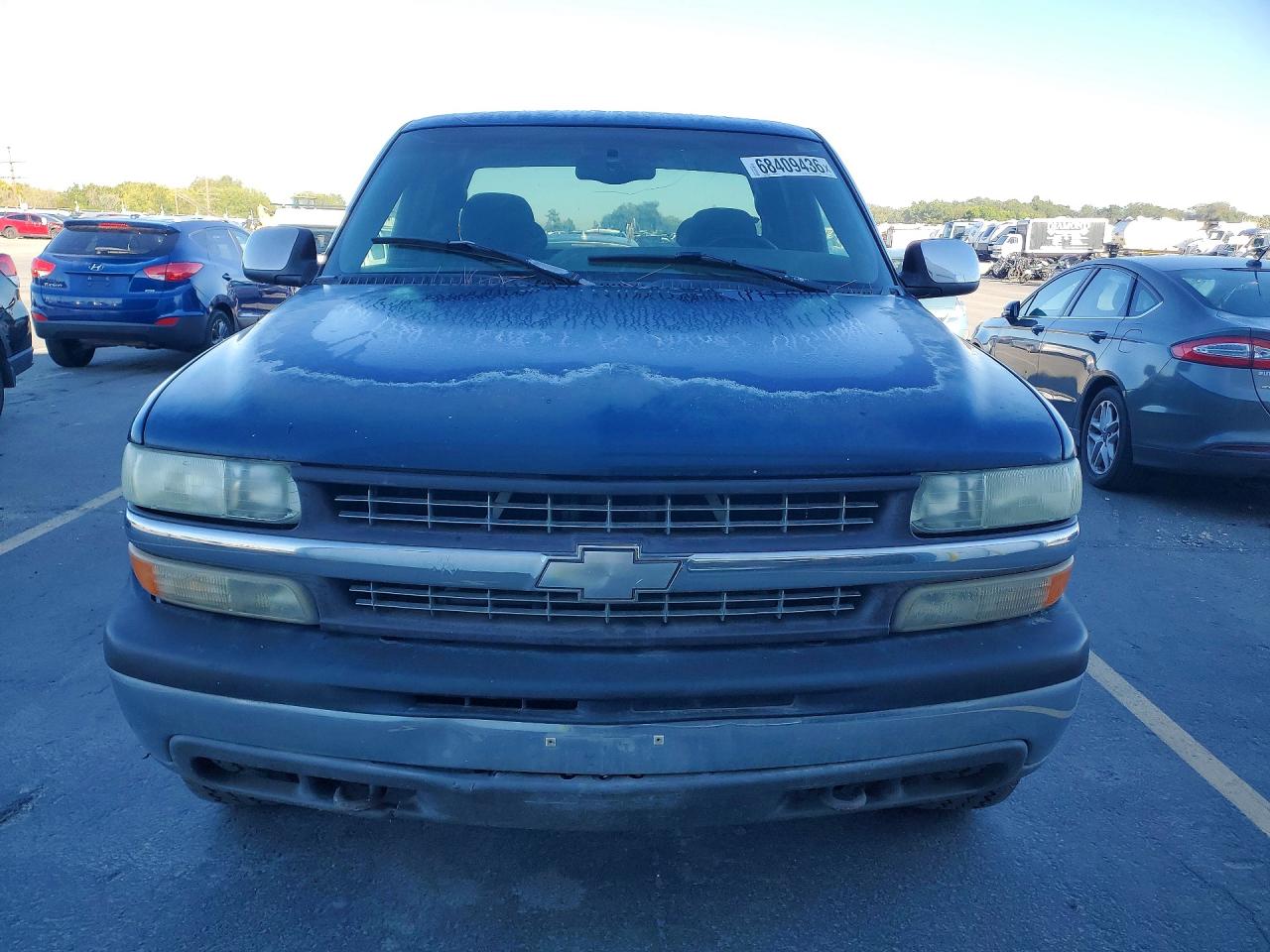 2000 Chevrolet Silverado K2500 Blue vin: 1GCGK29U4YE148676