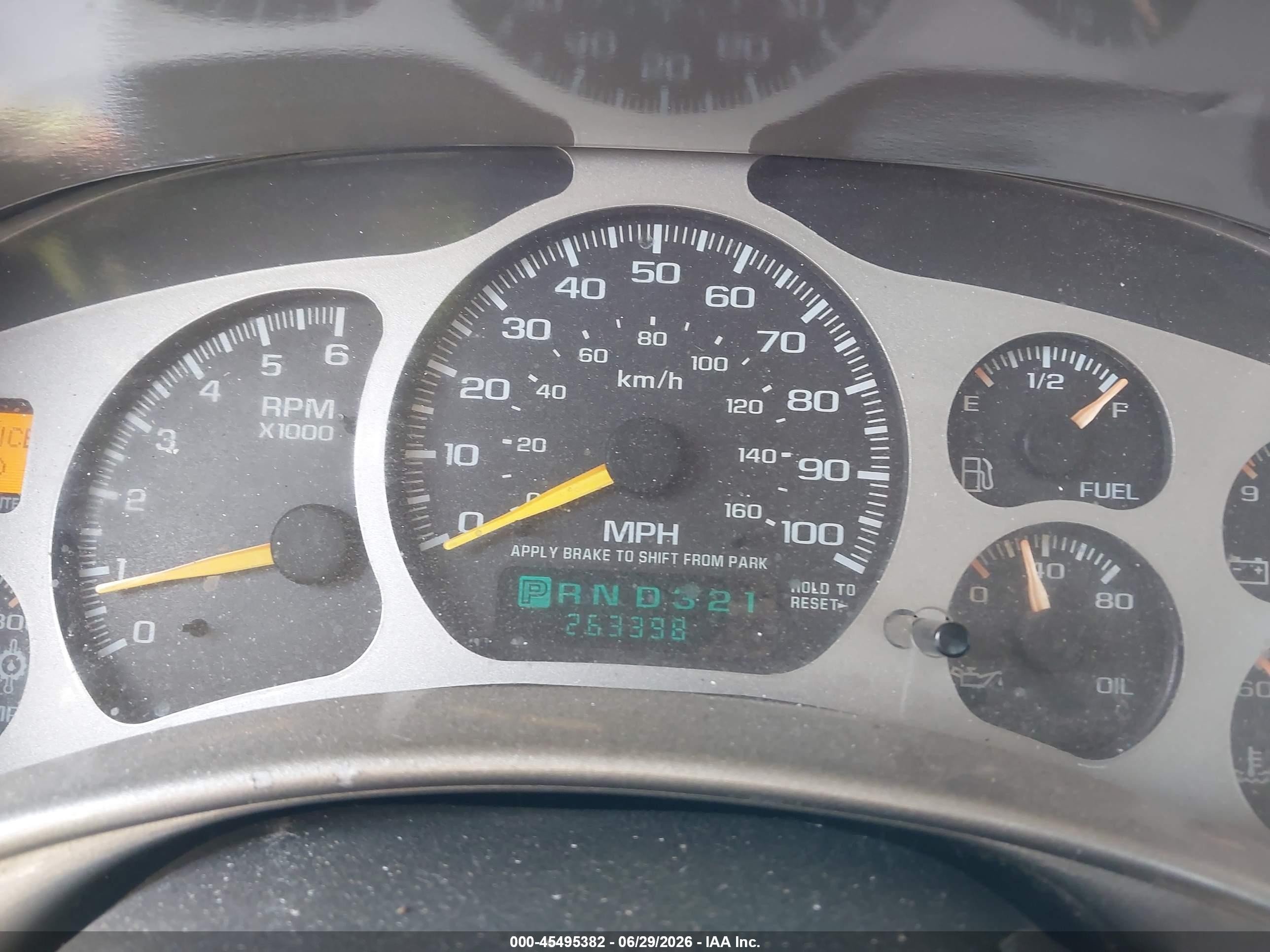 2000 Chevrolet Silverado 2500 Lt Tan vin: 1GCGK29U5YZ192808