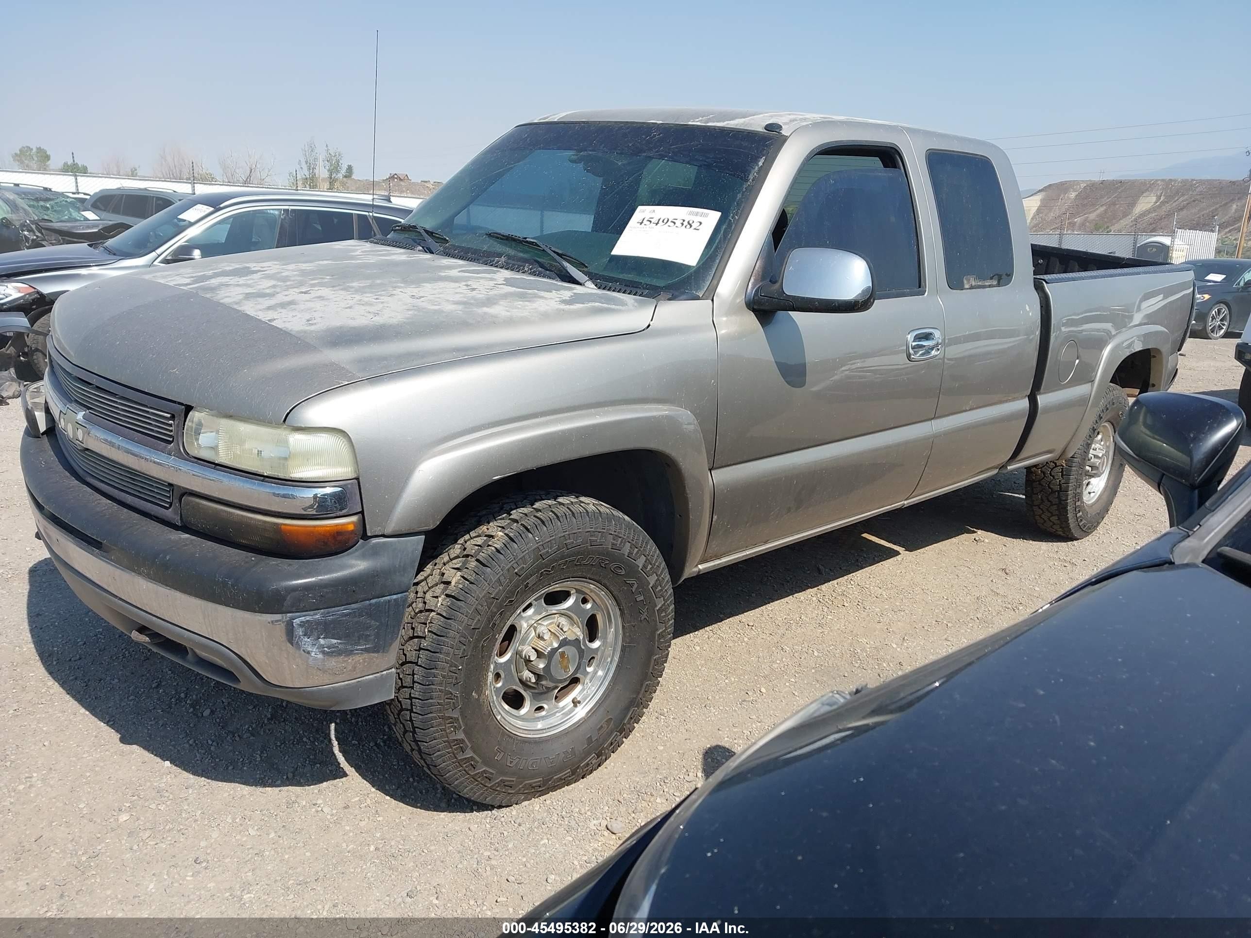 2000 Chevrolet Silverado 2500 Lt Tan vin: 1GCGK29U5YZ192808