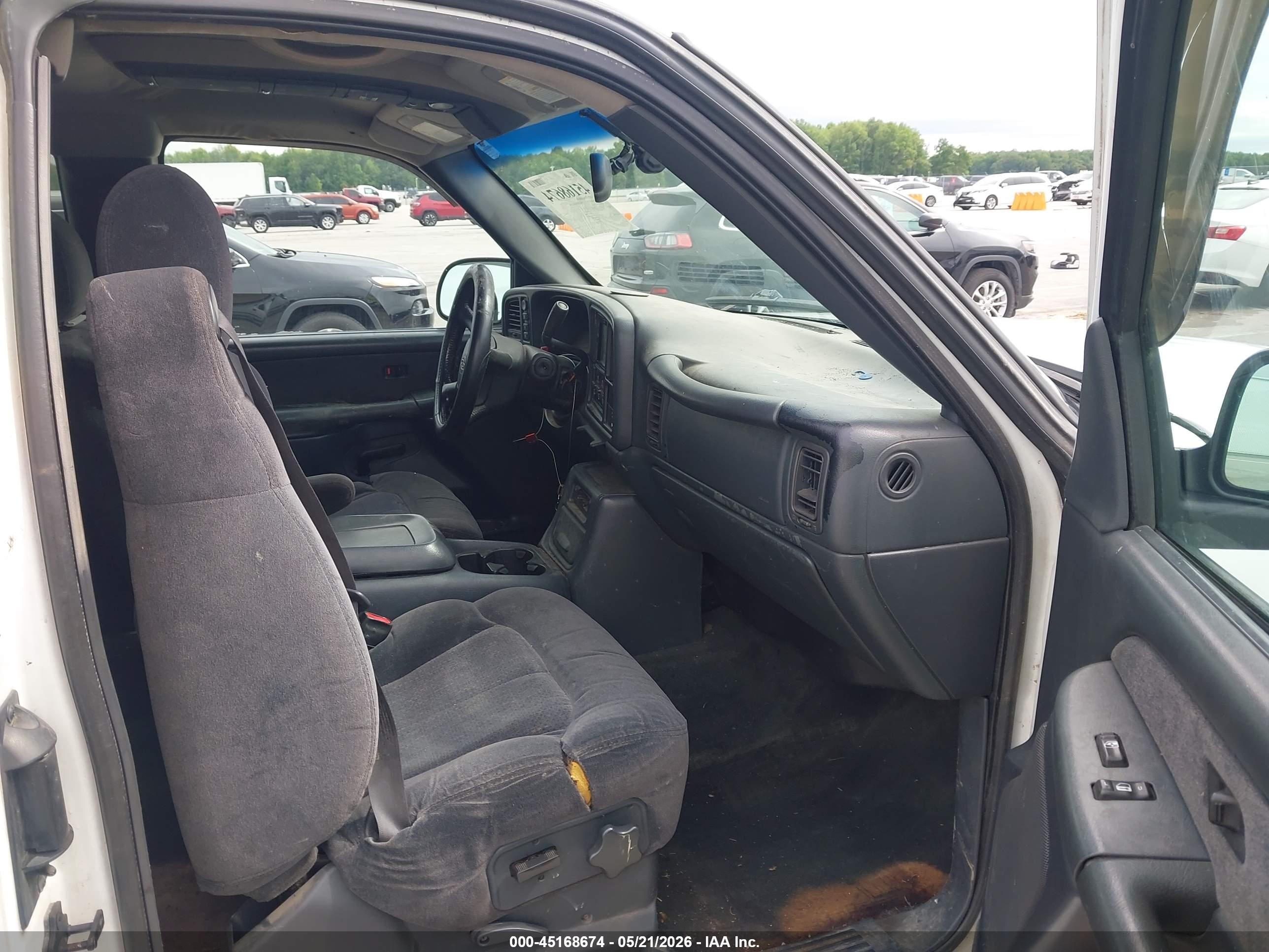 2001 Chevrolet Silverado 2500 Ls White vin: 1GCGK29U91Z260842