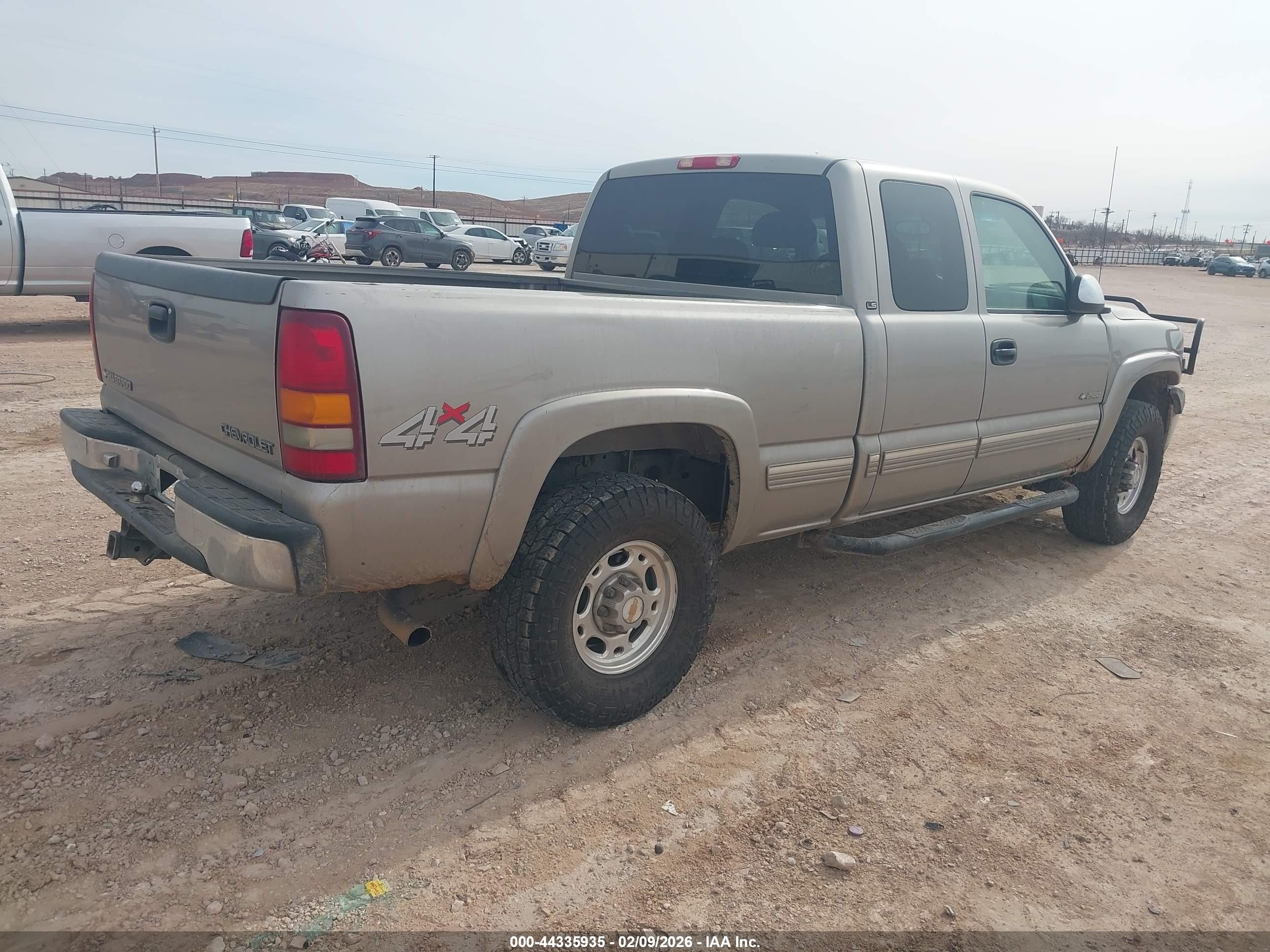 1999 Chevrolet Silverado 2500 Ls Brown vin: 1GCGK29U9XE162183