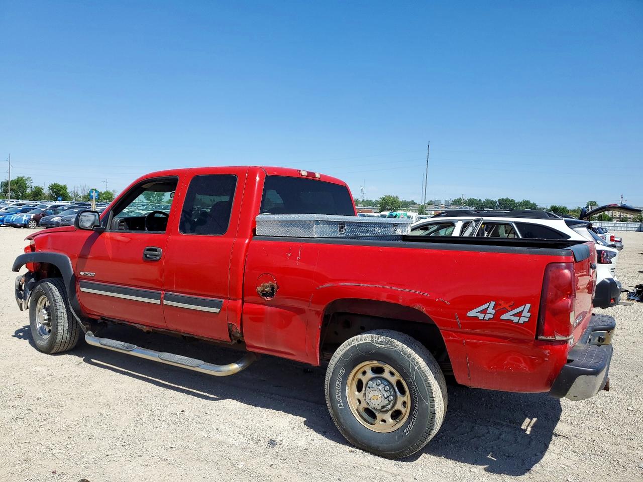 2003 Chevrolet Silverado K2500 Red vin: 1GCGK29UX3Z351931