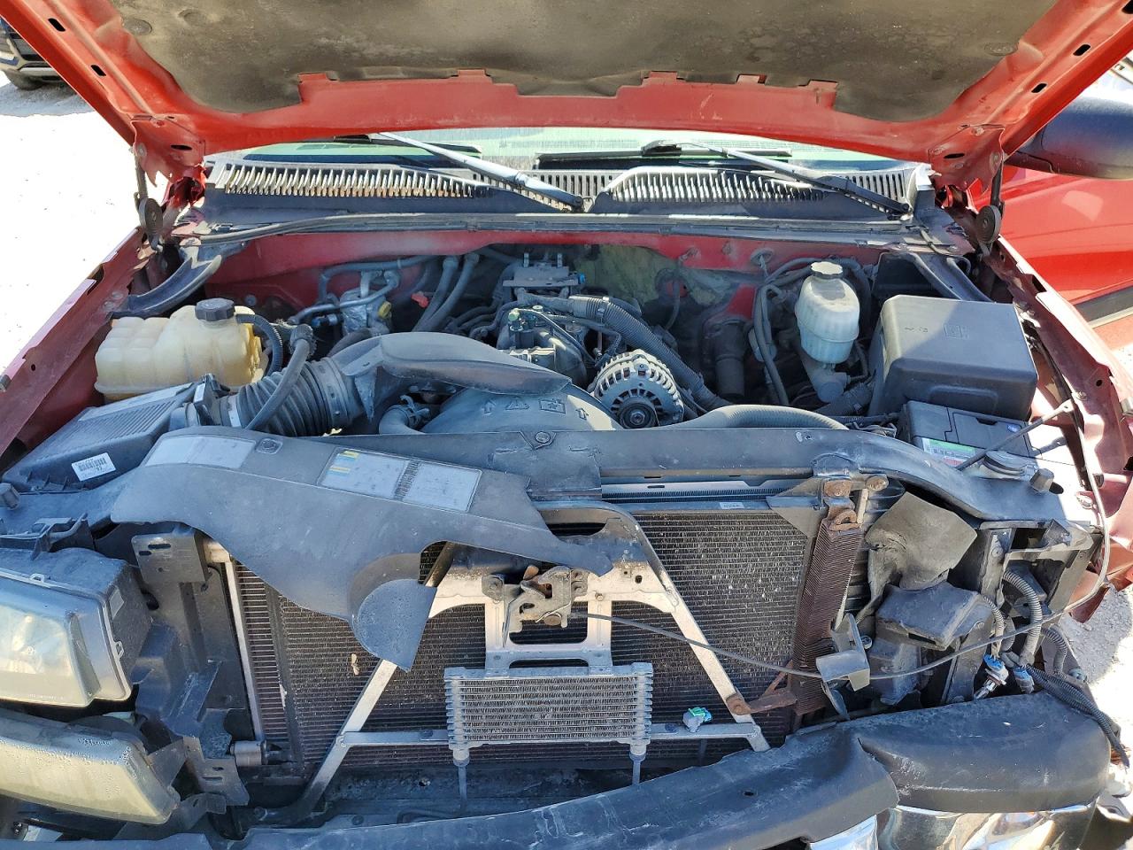 2003 Chevrolet Silverado K2500 Red vin: 1GCGK29UX3Z351931