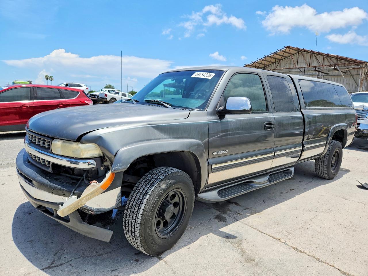 2000 Chevrolet Silverado K2500 Gray vin: 1GCGK29UXYE158161