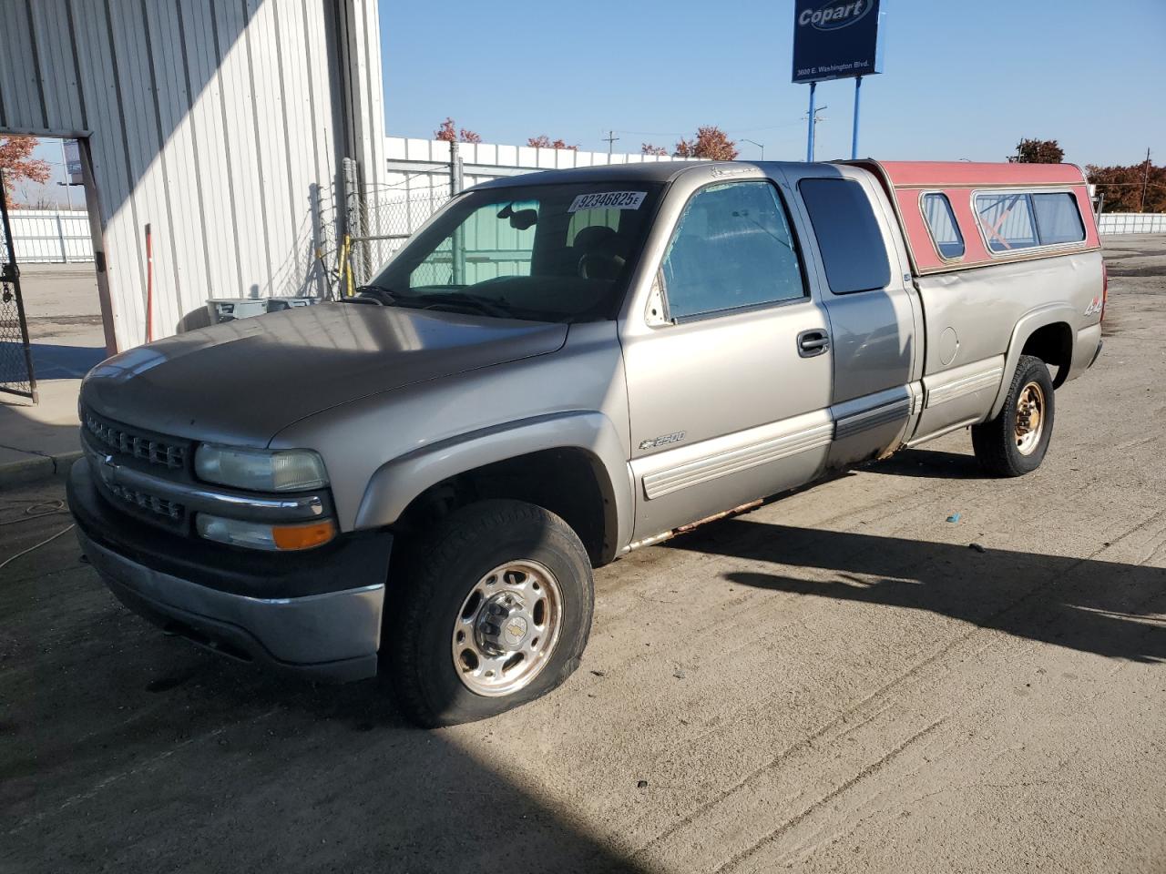 2000 Chevrolet Silverado K2500 Gold vin: 1GCGK29UXYE402830