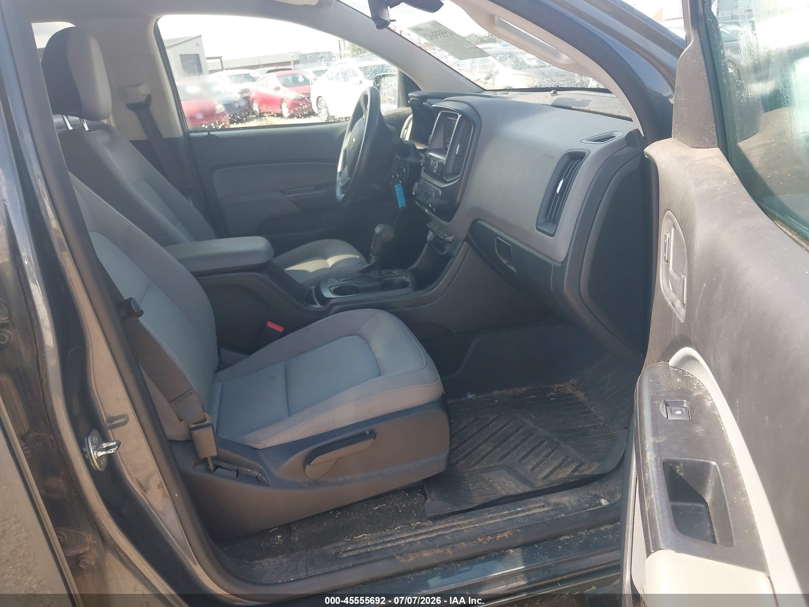 2015 Chevrolet Colorado 2wd Wt Gray vin: 1GCGSAE30F1275579