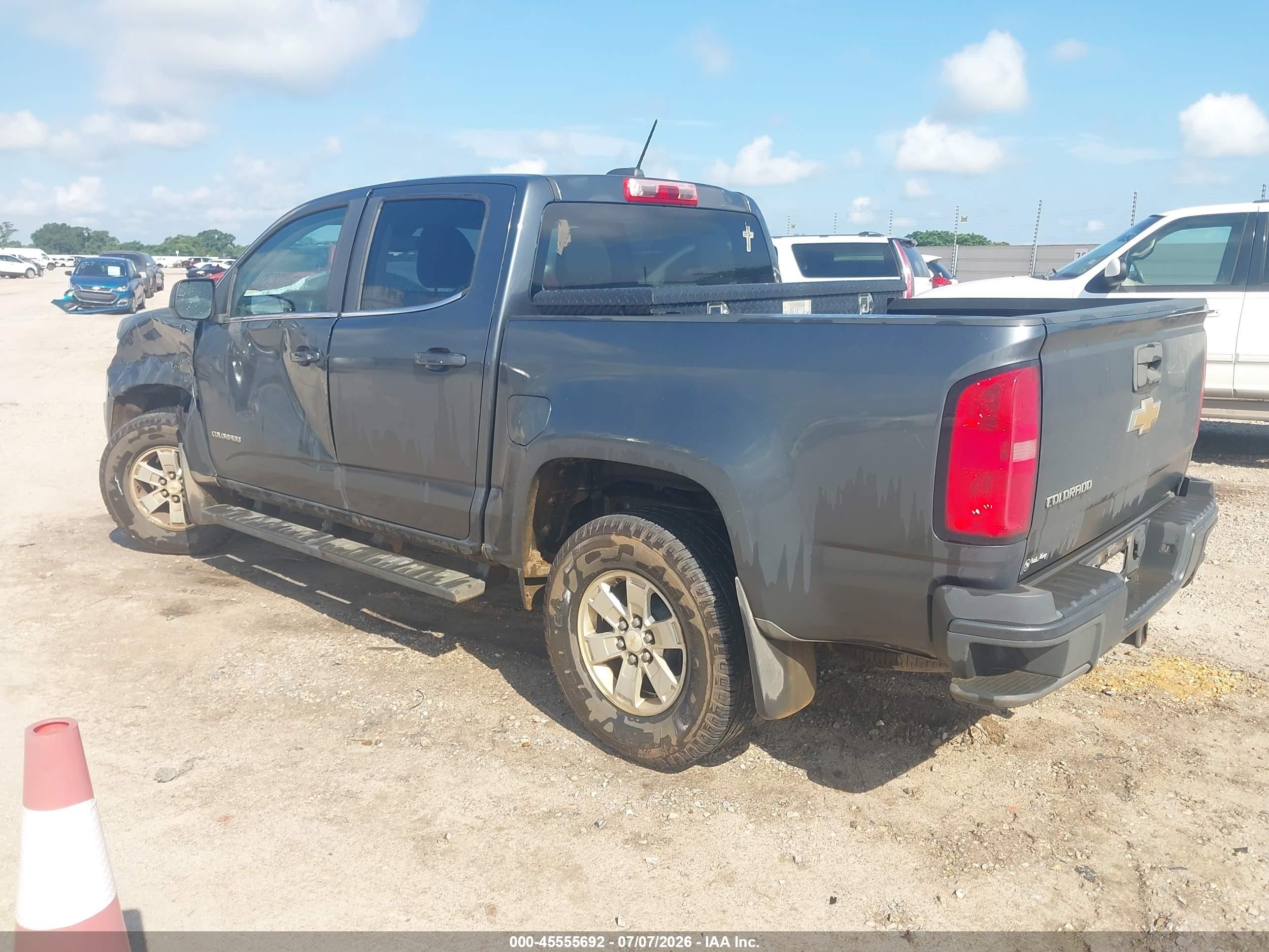 2015 Chevrolet Colorado 2wd Wt Gray vin: 1GCGSAE30F1275579