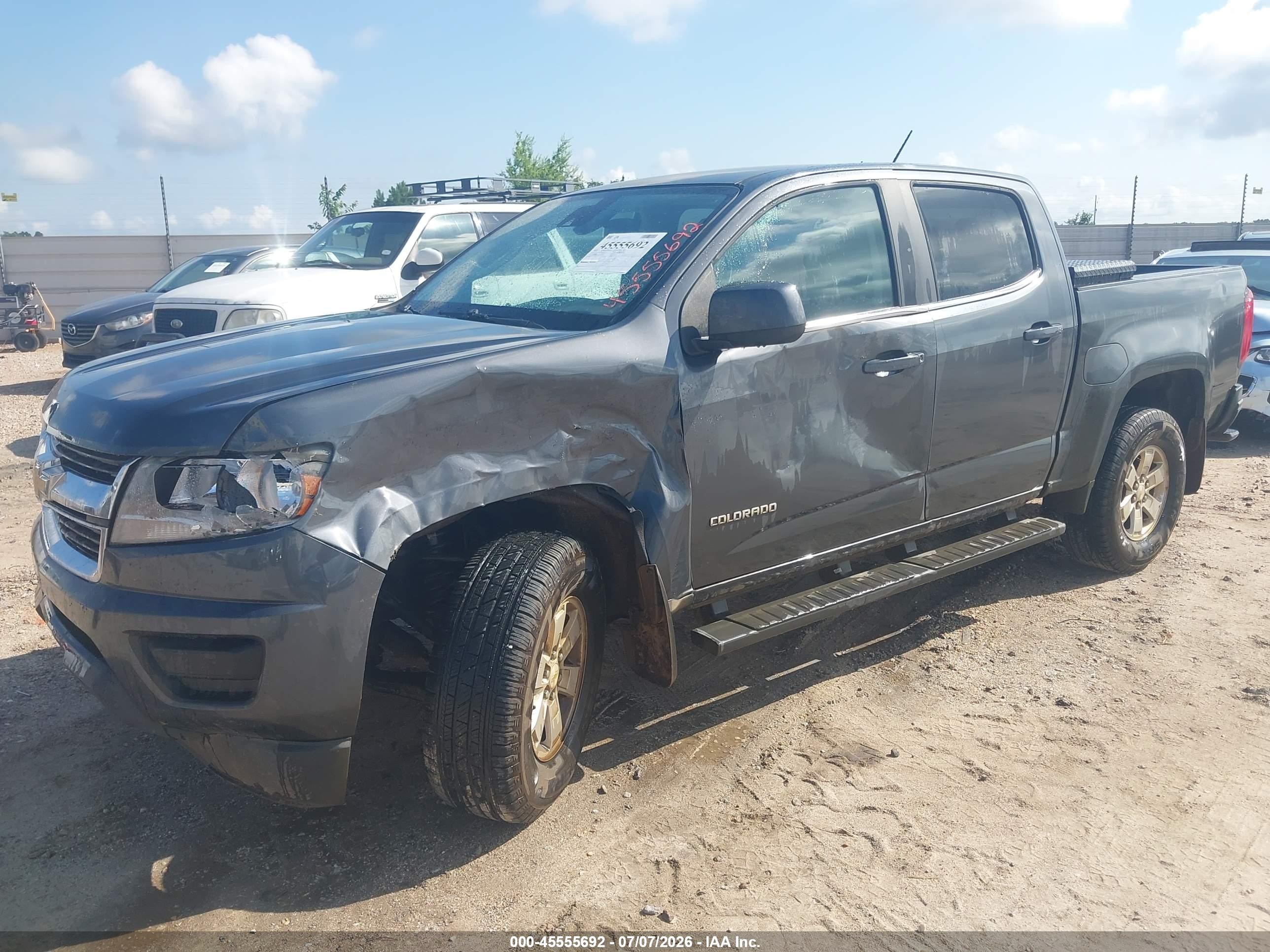 2015 Chevrolet Colorado 2wd Wt Gray vin: 1GCGSAE30F1275579