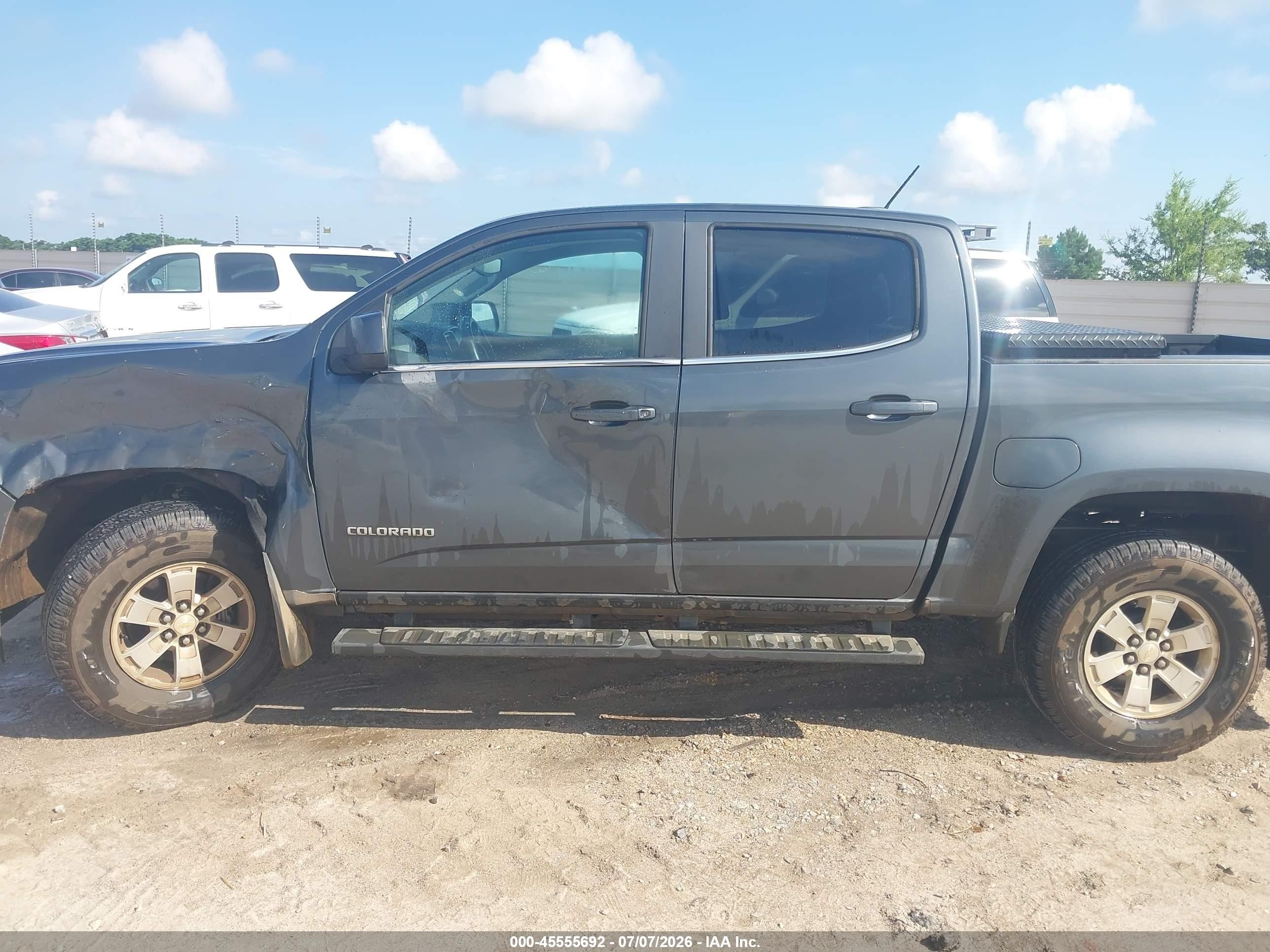2015 Chevrolet Colorado 2wd Wt Gray vin: 1GCGSAE30F1275579