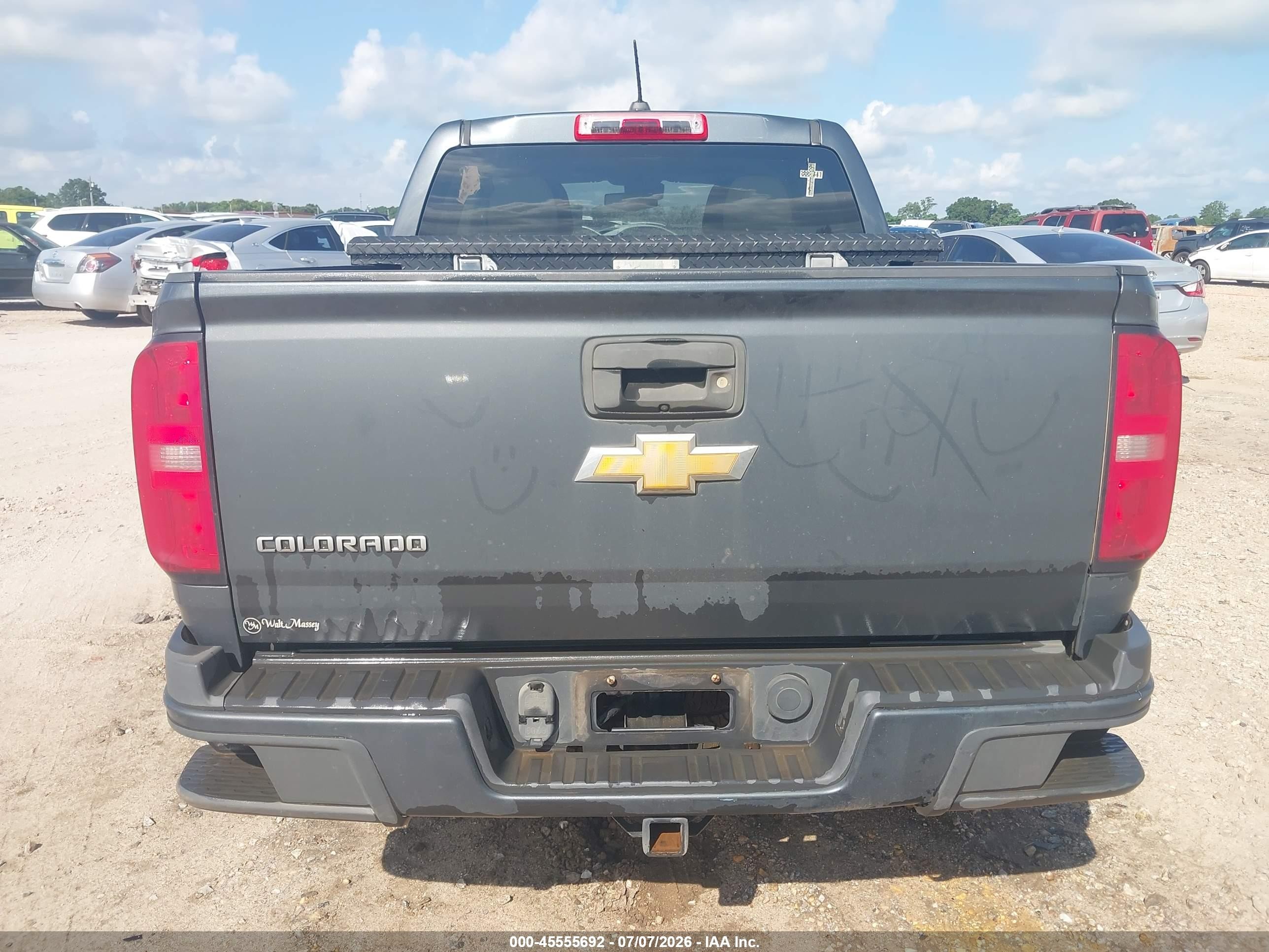 2015 Chevrolet Colorado 2wd Wt Gray vin: 1GCGSAE30F1275579