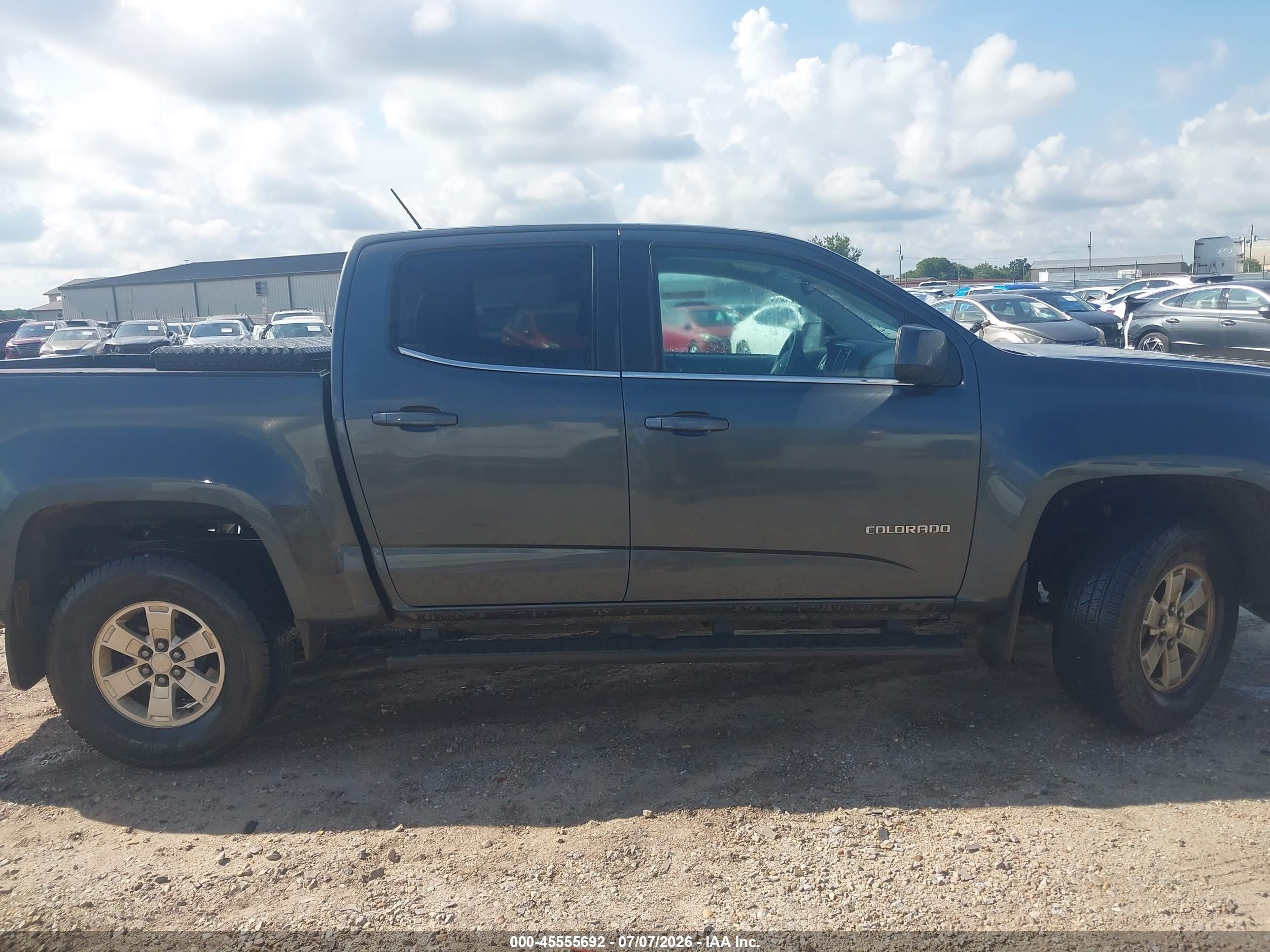 2015 Chevrolet Colorado 2wd Wt Gray vin: 1GCGSAE30F1275579