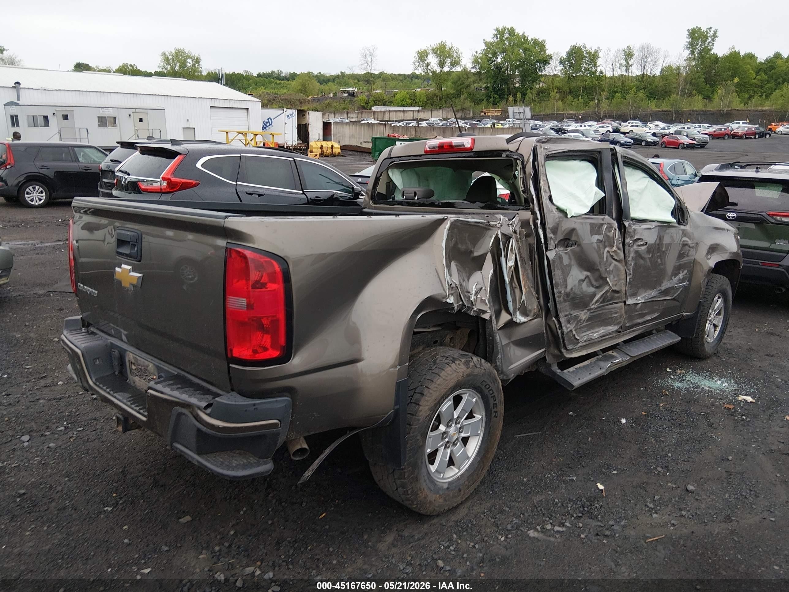 2015 Chevrolet Colorado Wt Tan vin: 1GCGSAE33F1270604