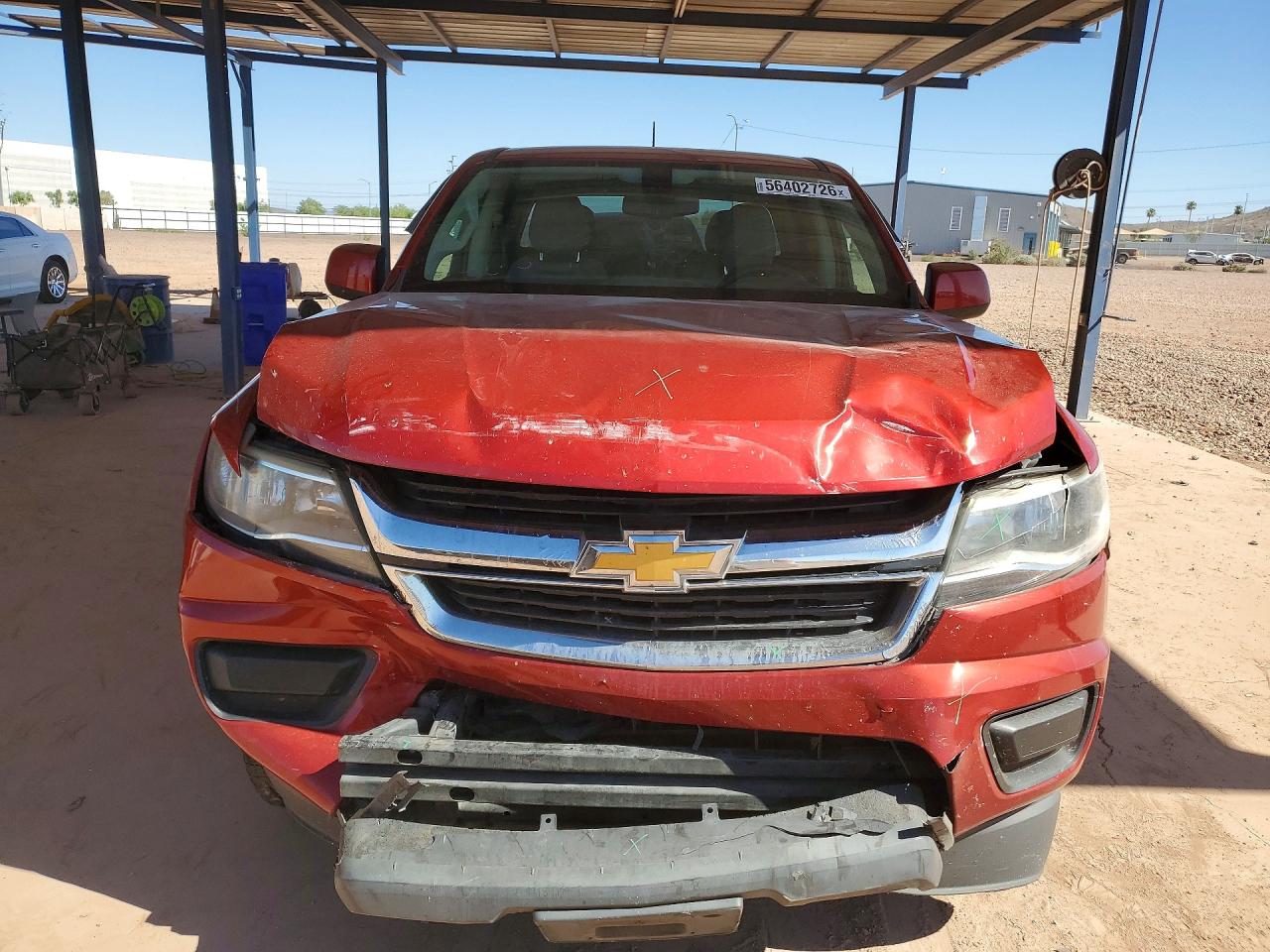 2015 Chevrolet Colorado Red vin: 1GCGSAE33F1274152