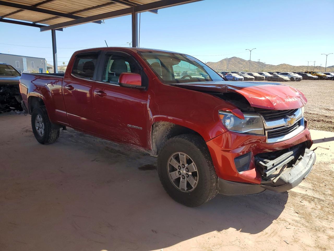 2015 Chevrolet Colorado Red vin: 1GCGSAE33F1274152