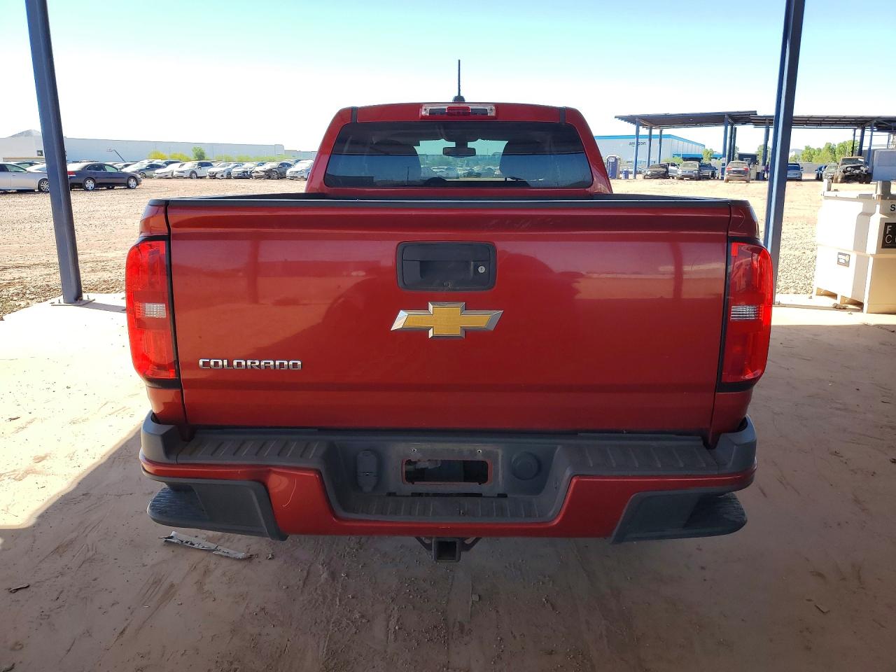 2015 Chevrolet Colorado Red vin: 1GCGSAE33F1274152