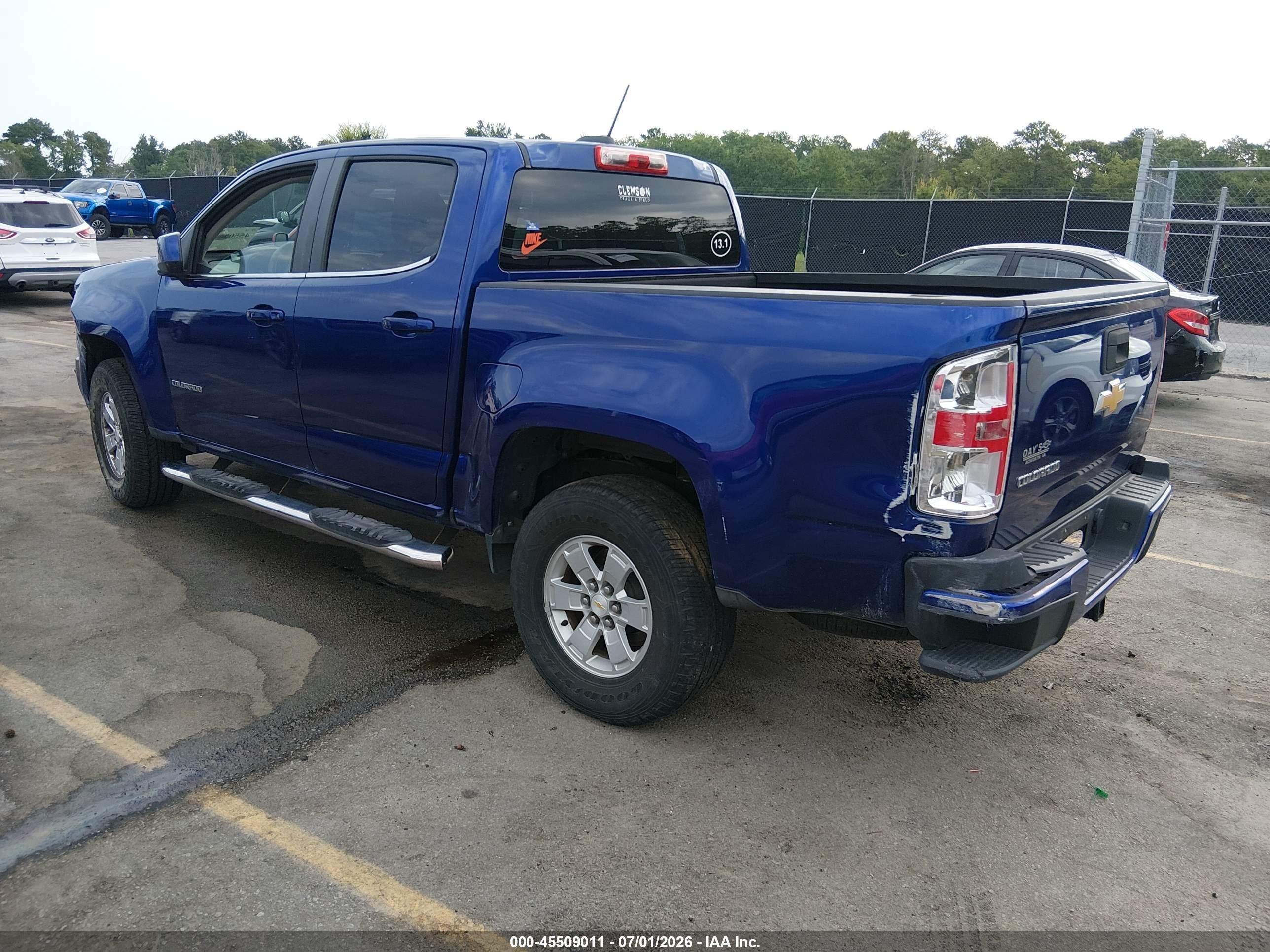 2015 Chevrolet Colorado 2wd Wt Blue vin: 1GCGSAE38F1263017