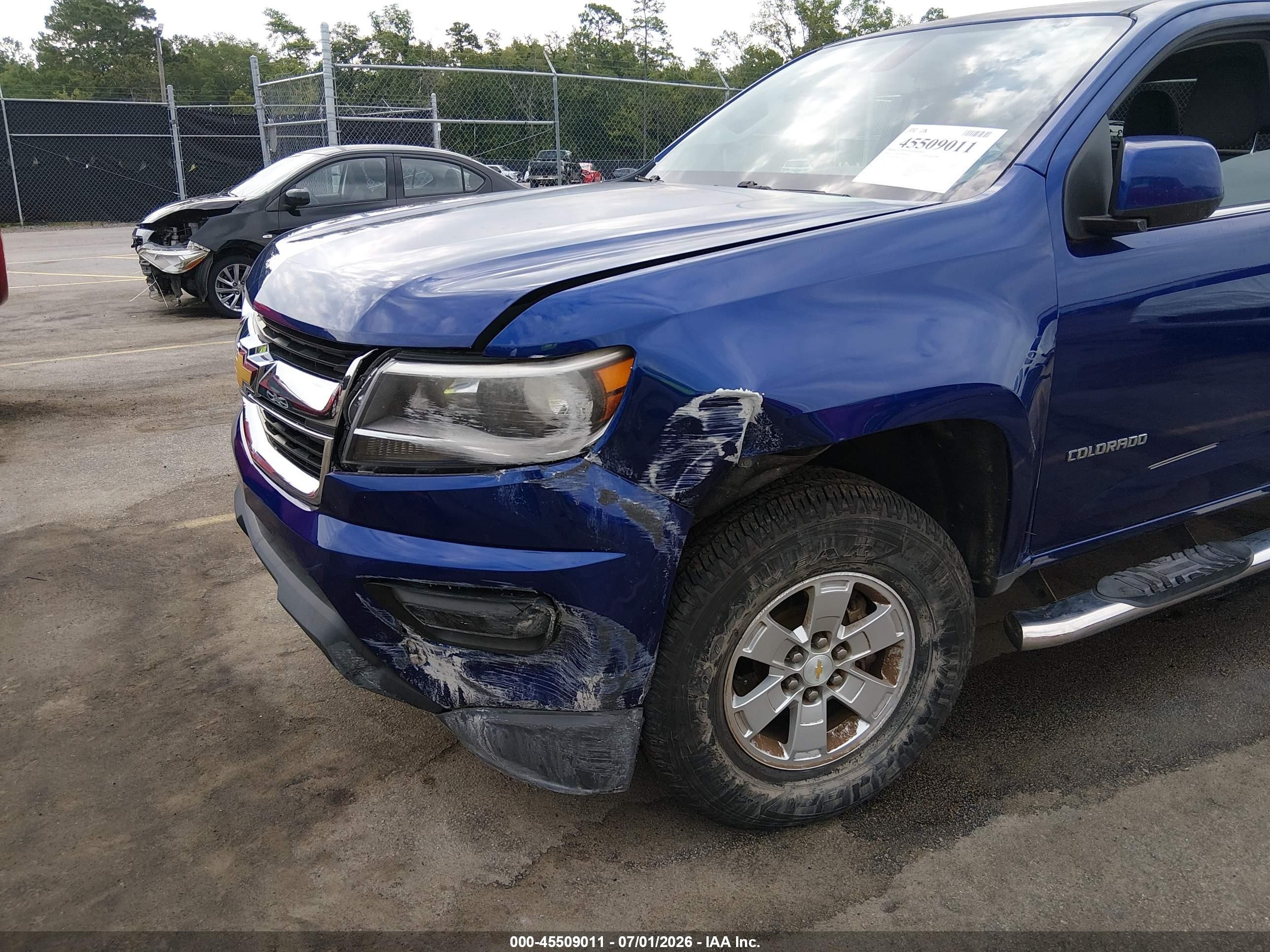 2015 Chevrolet Colorado 2wd Wt Blue vin: 1GCGSAE38F1263017