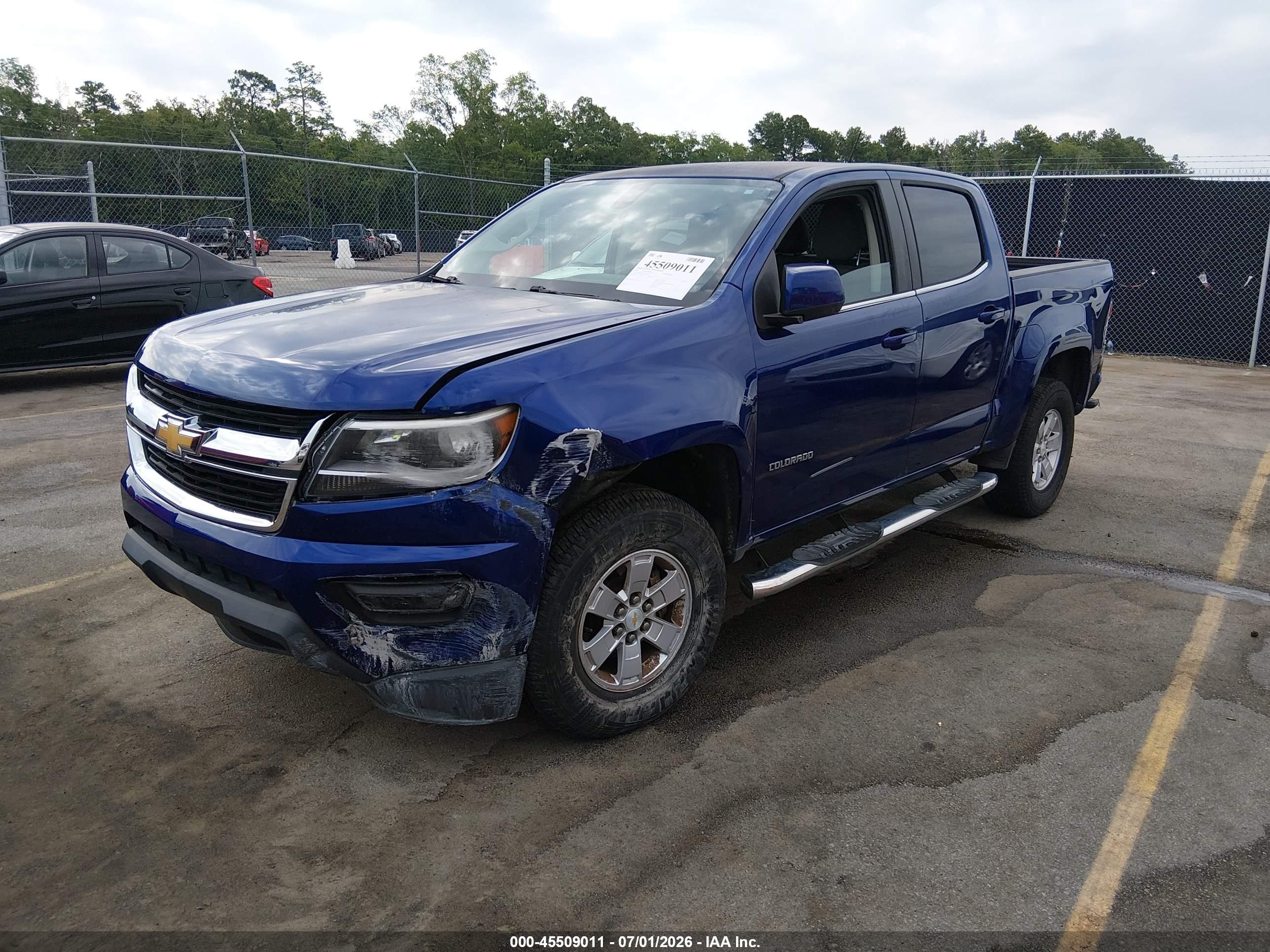 2015 Chevrolet Colorado 2wd Wt Blue vin: 1GCGSAE38F1263017