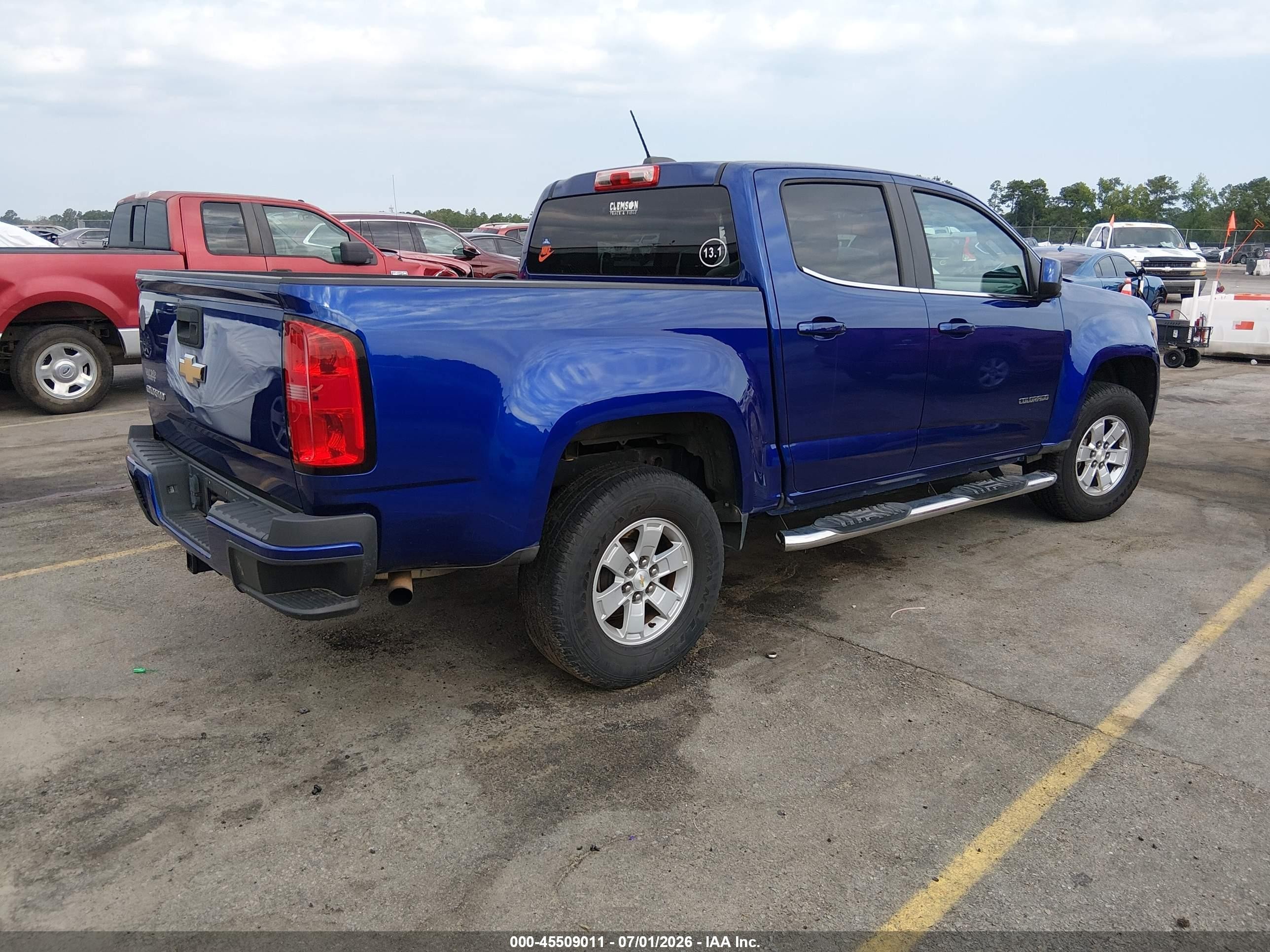 2015 Chevrolet Colorado 2wd Wt Blue vin: 1GCGSAE38F1263017
