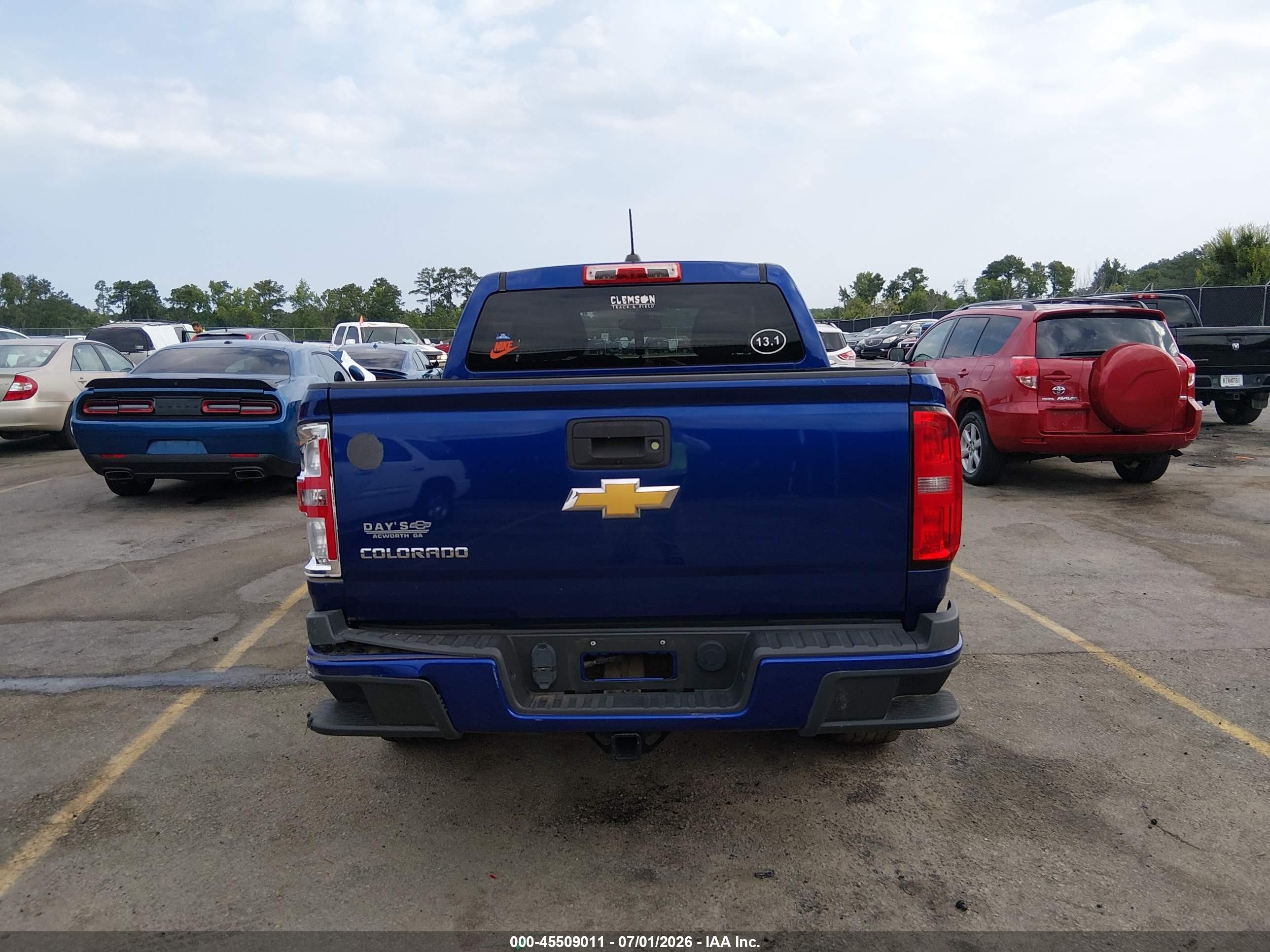 2015 Chevrolet Colorado 2wd Wt Blue vin: 1GCGSAE38F1263017