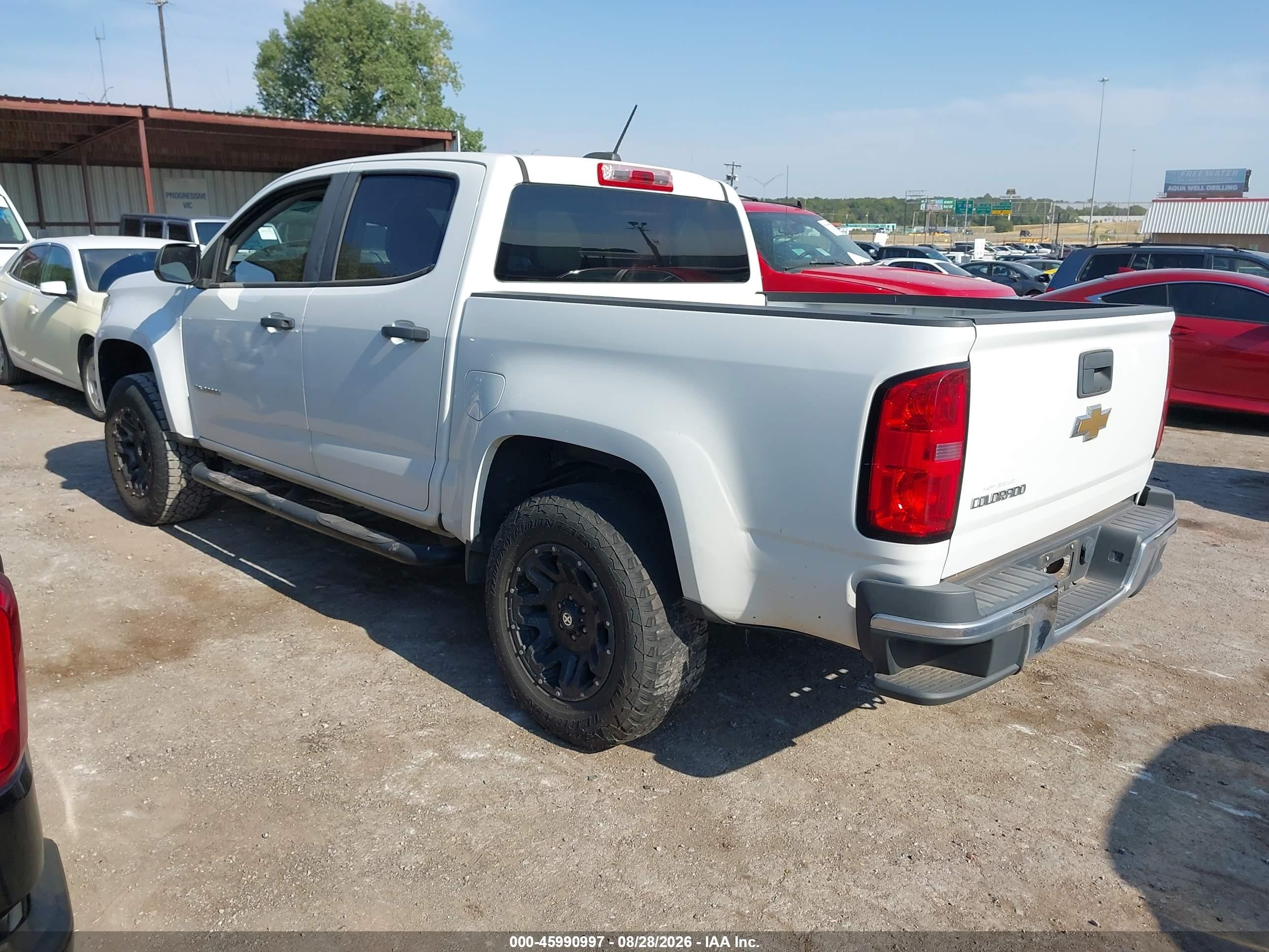 2015 Chevrolet Colorado Wt White vin: 1GCGSAEA0F1259137