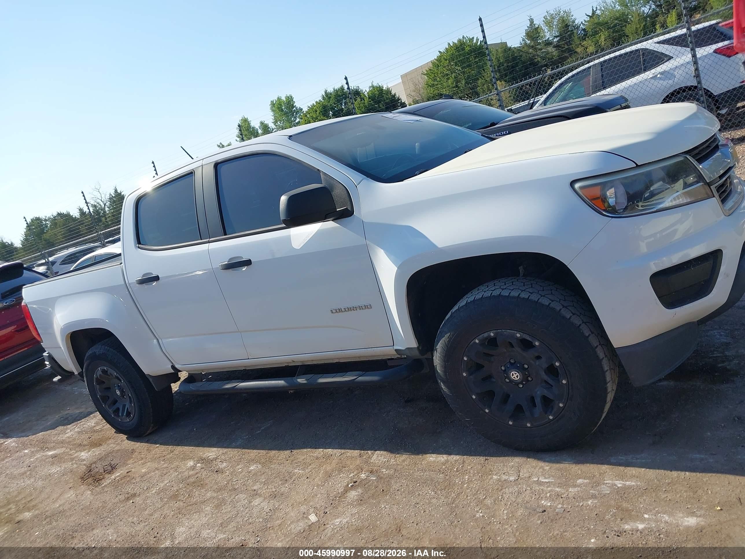 2015 Chevrolet Colorado Wt White vin: 1GCGSAEA0F1259137