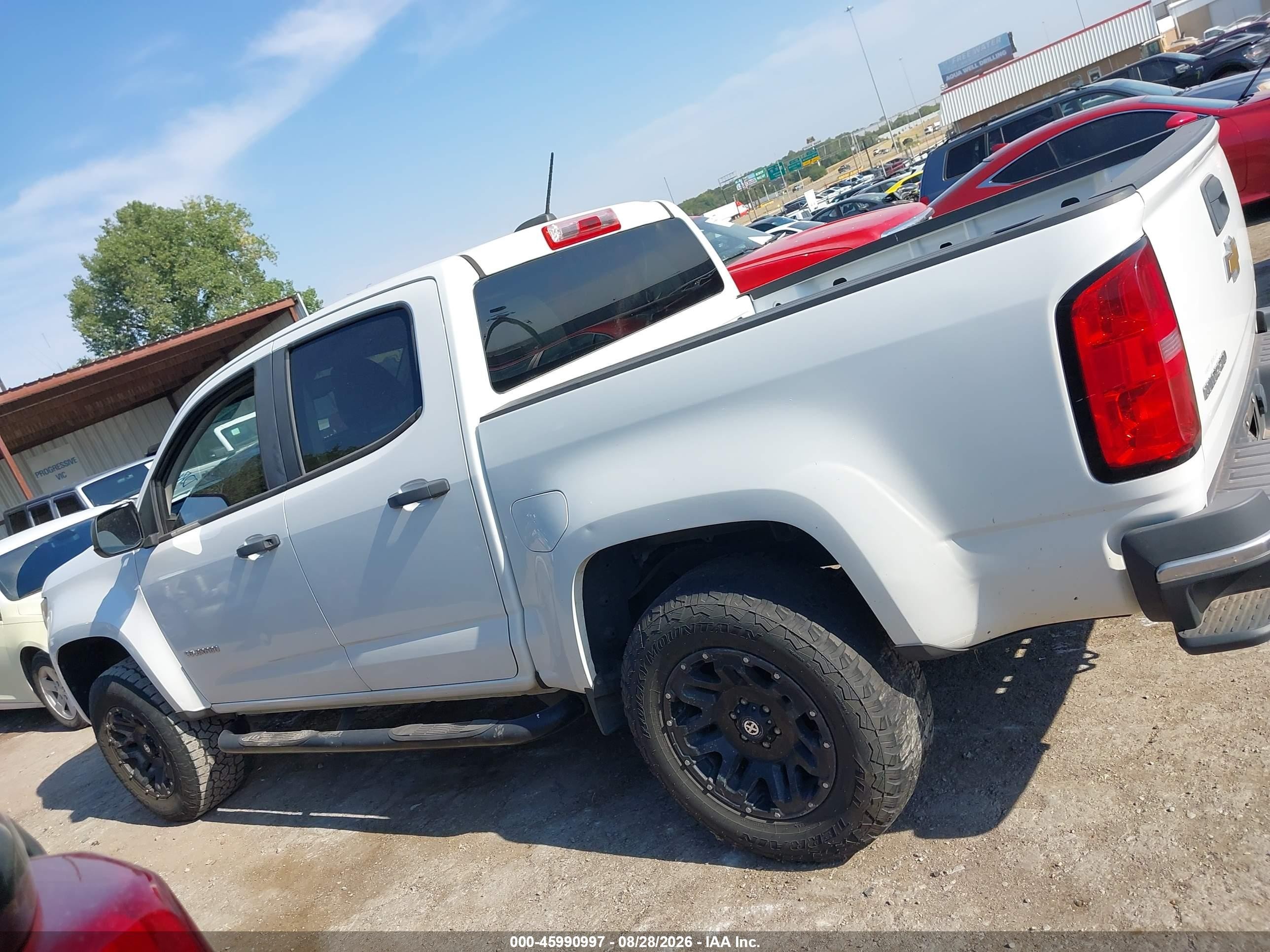2015 Chevrolet Colorado Wt White vin: 1GCGSAEA0F1259137