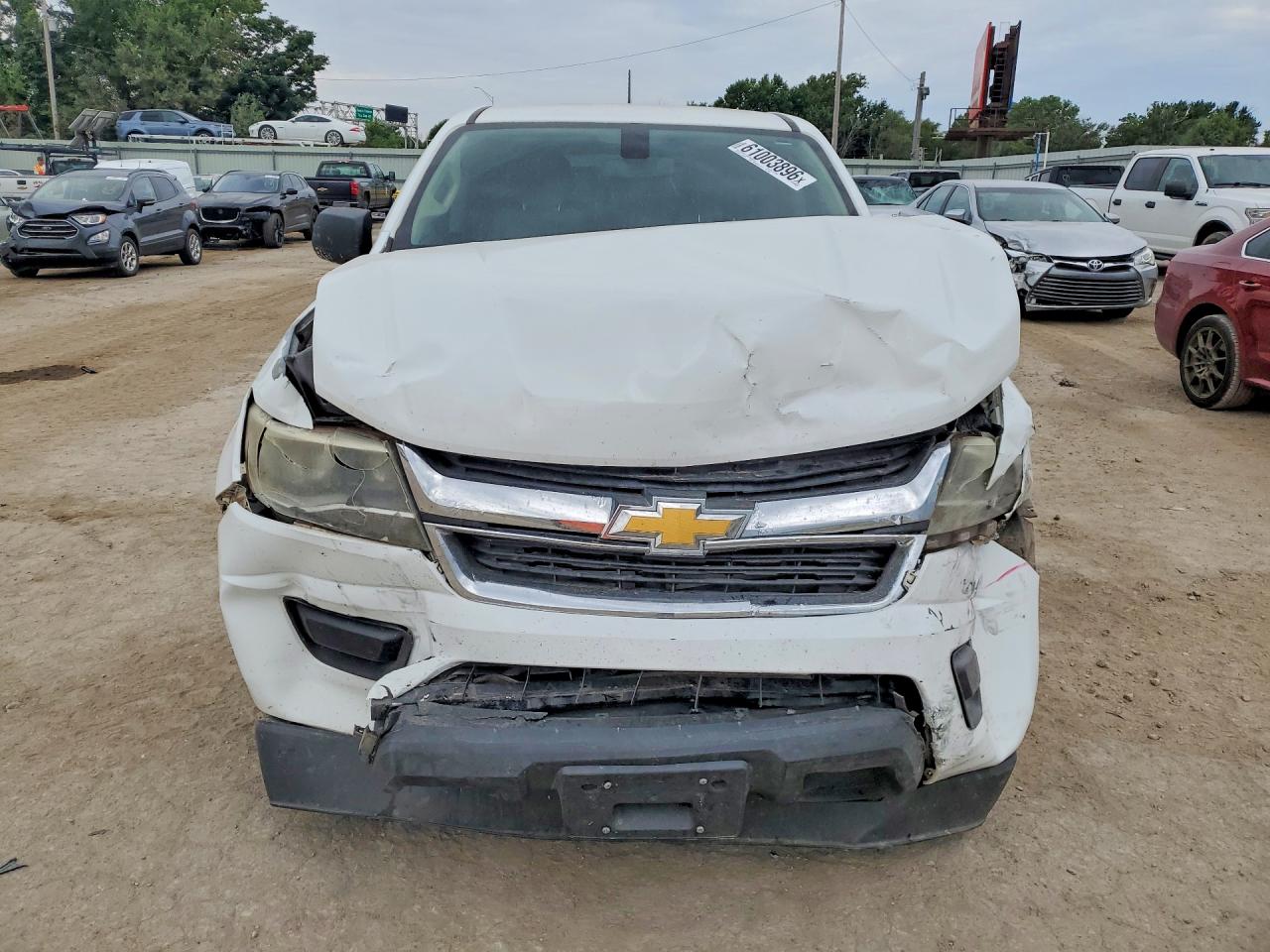 2015 Chevrolet Colorado White vin: 1GCGSAEA1F1130971